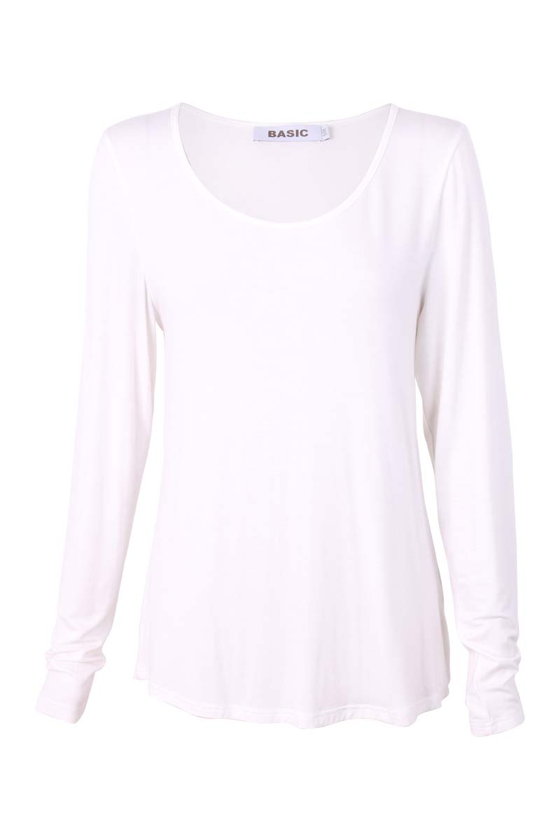 Basic Long Sleeve - White