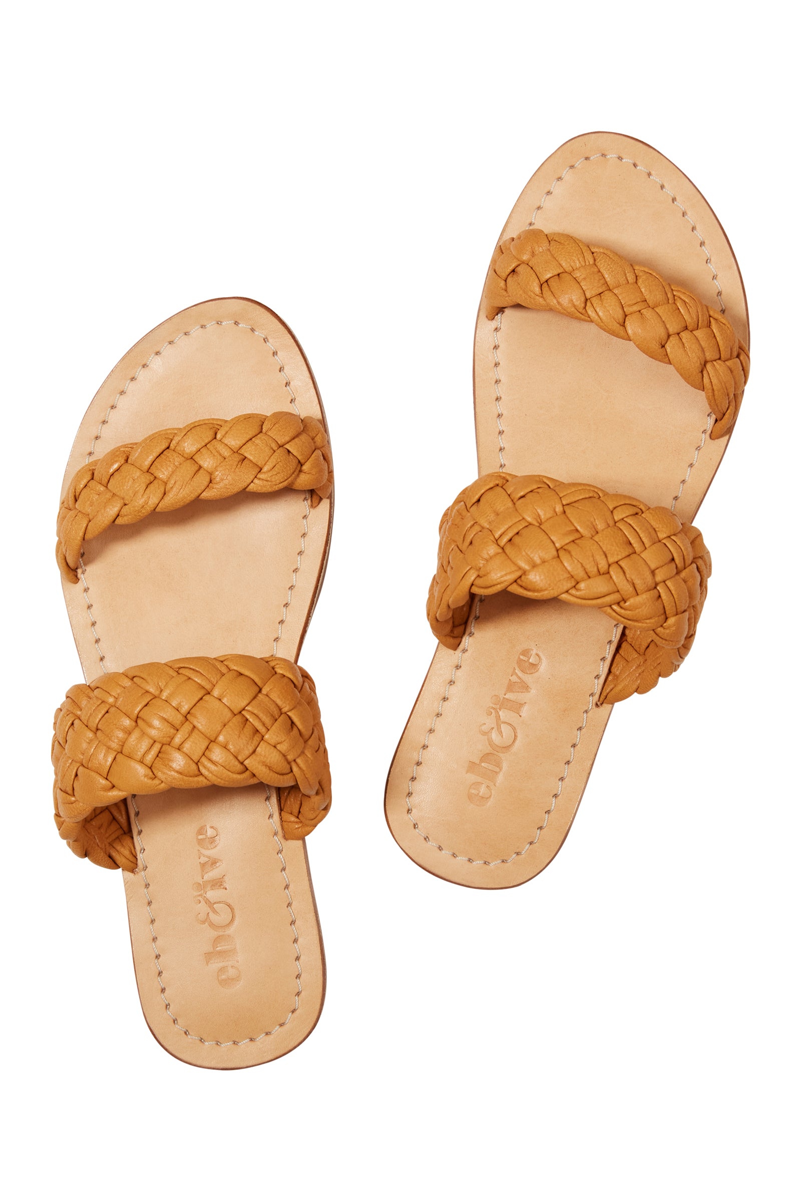 Lotus Slide - Tan - eb&ive Footwear - Sandals