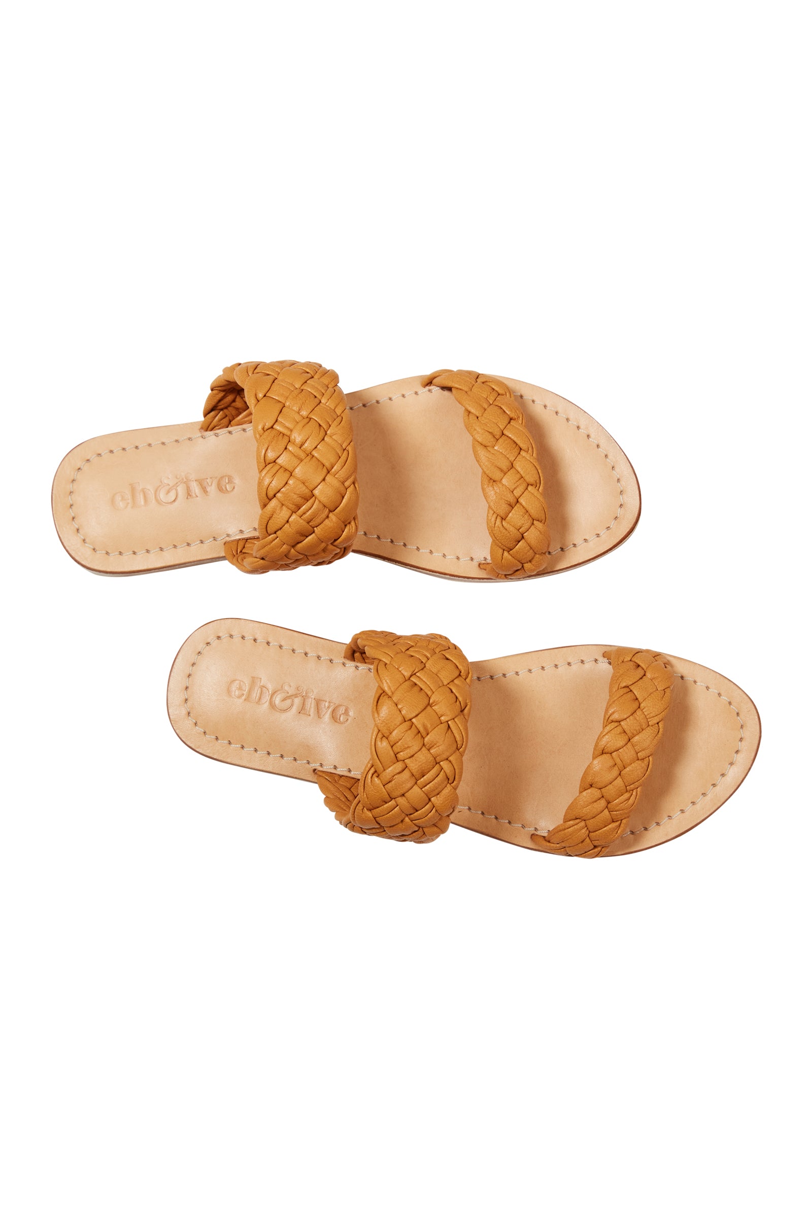 Lotus Slide - Tan - eb&ive Footwear - Sandals