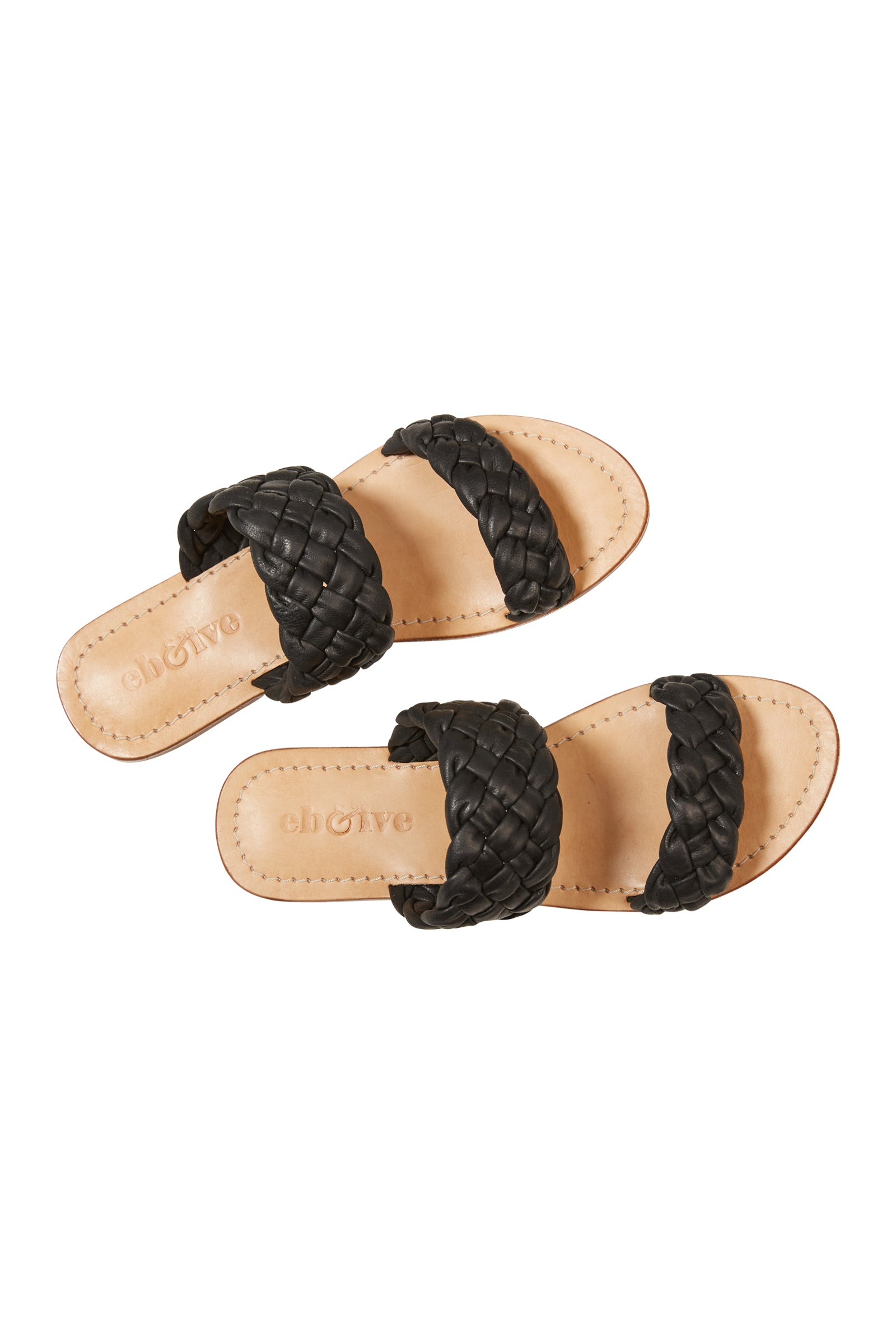 Lotus Slide - Black - eb&ive Footwear - Sandals