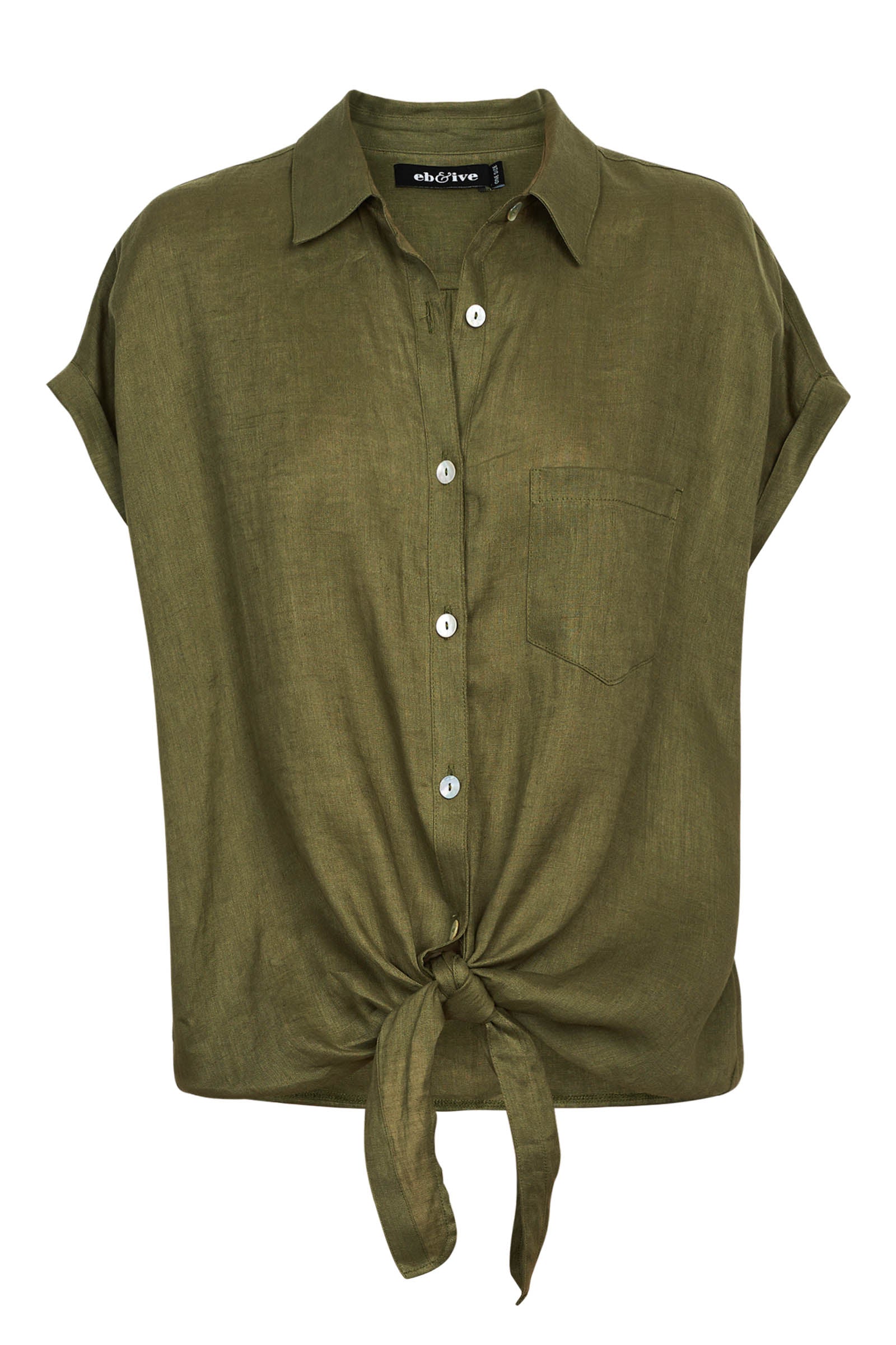 Studio Tie Shirt - Khaki