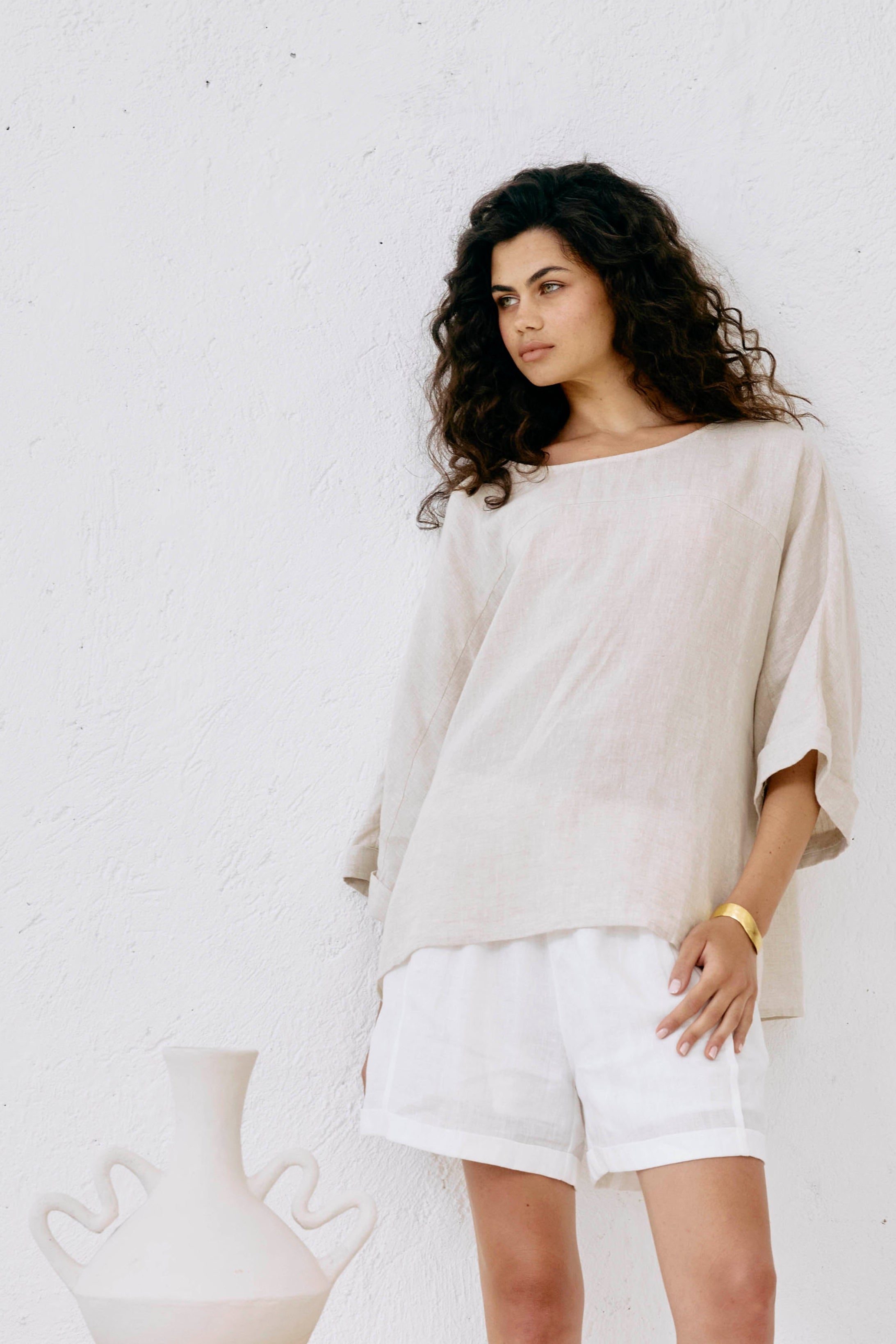 Studio Relaxed Top - Tusk
