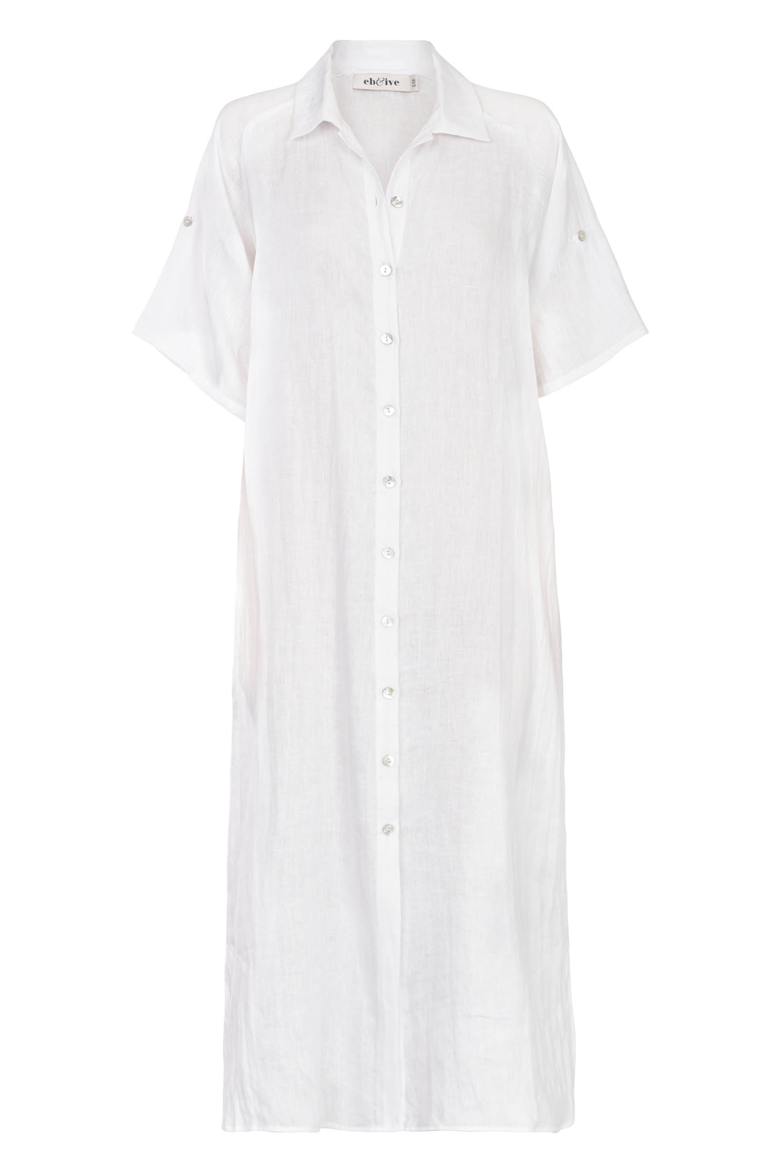 Studio Shirt Dress - Salt