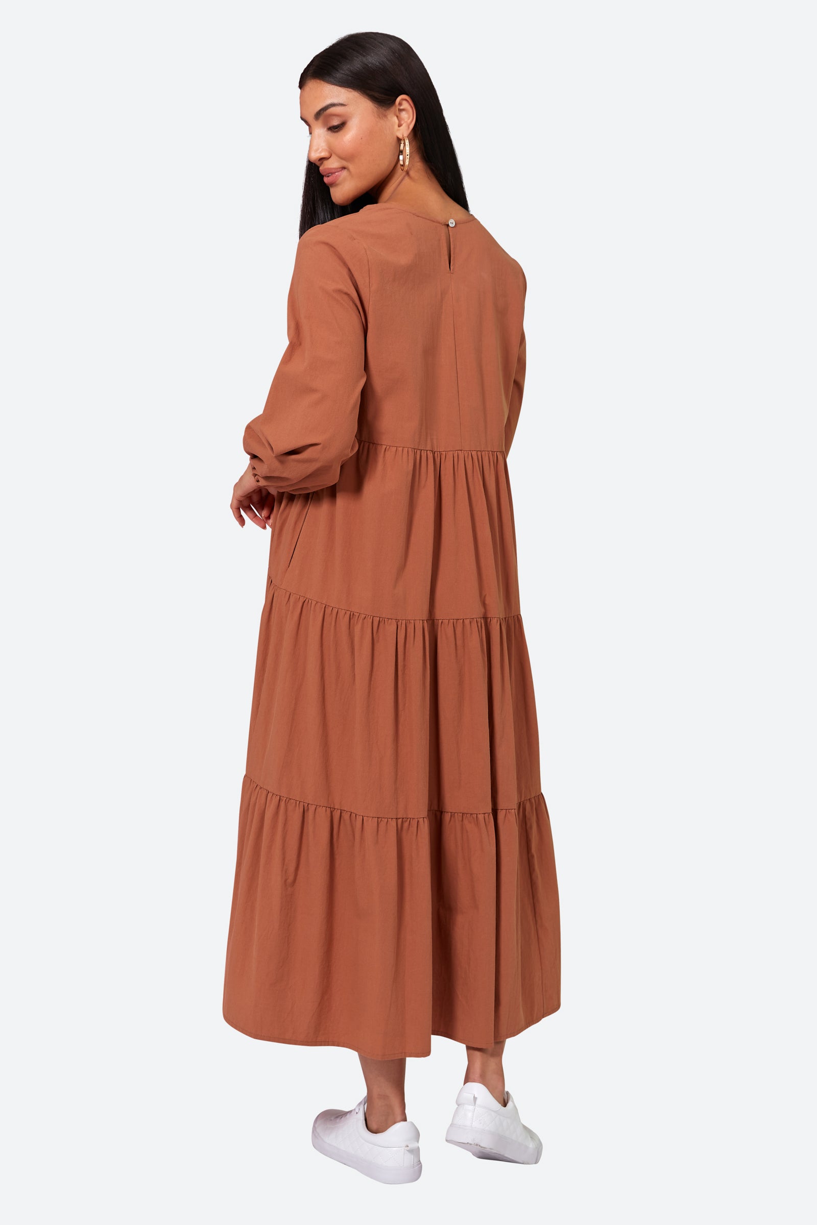 Studio Tiered Maxi - Cinnamon - eb&ive Clothing - Dress Maxi