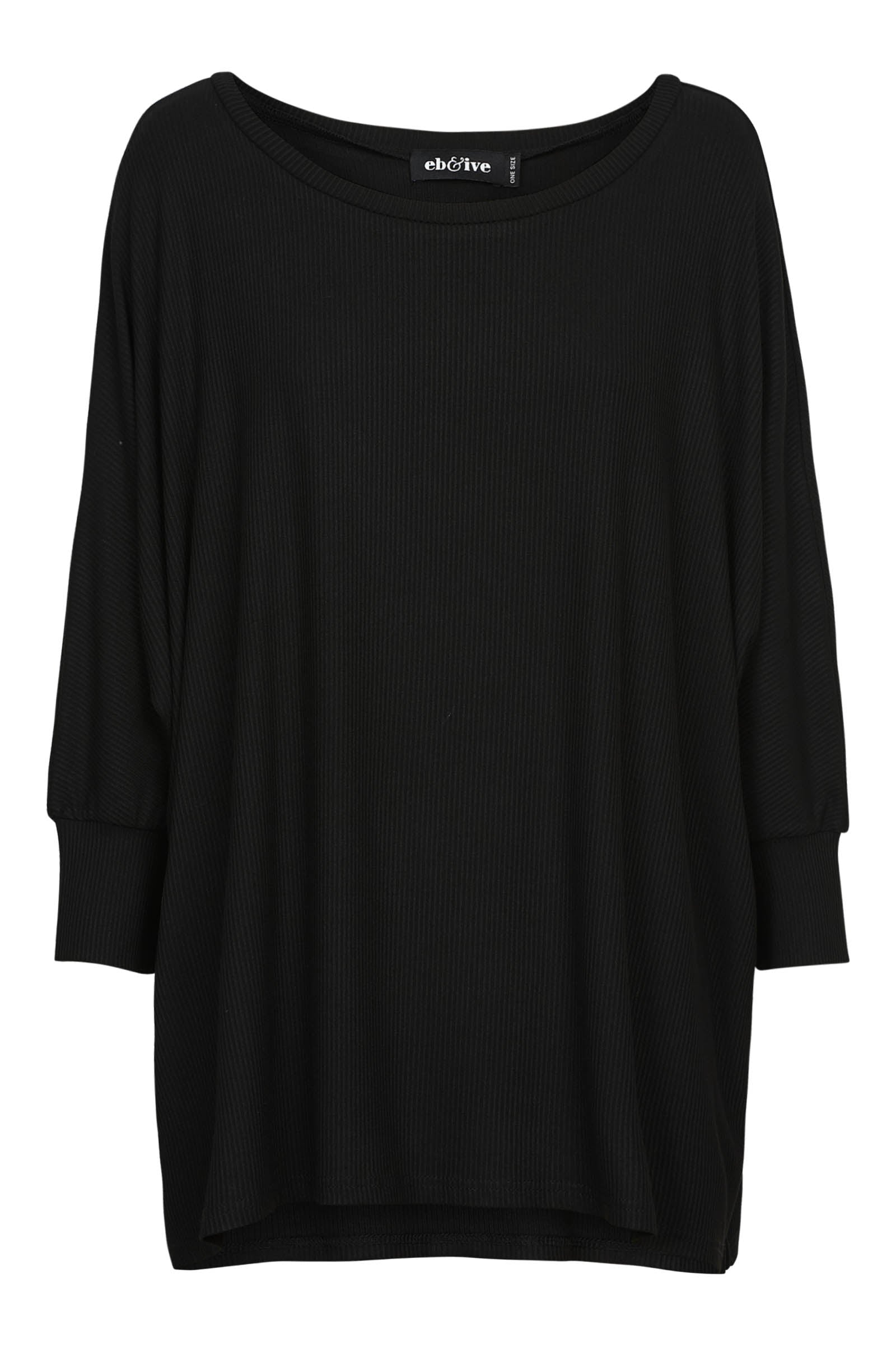 Studio Jersey Top - Ebony