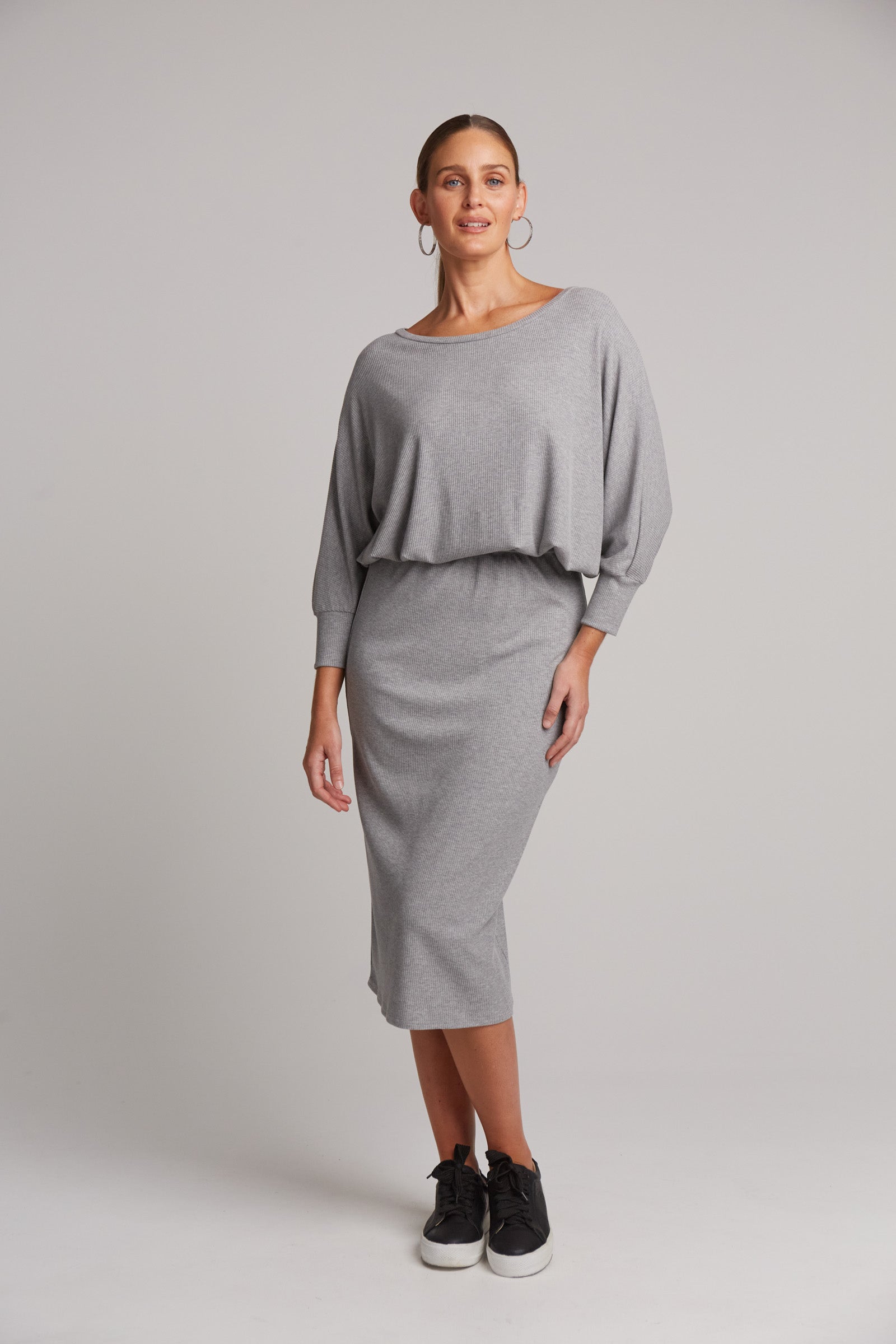 Studio Jersey Skirt - Gray - eb&ive Clothing - Skirt Mid