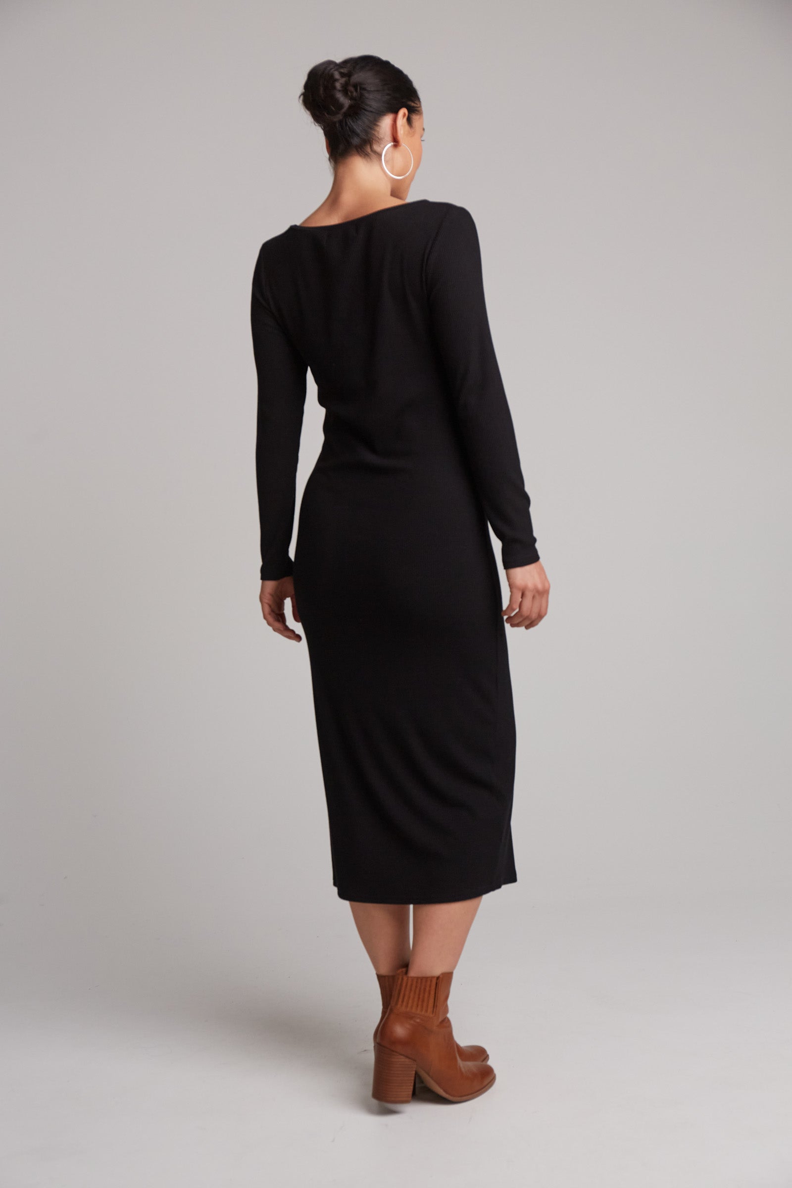 Studio Jersey Maxi - Ebony - eb&ive Clothing - Dress Maxi