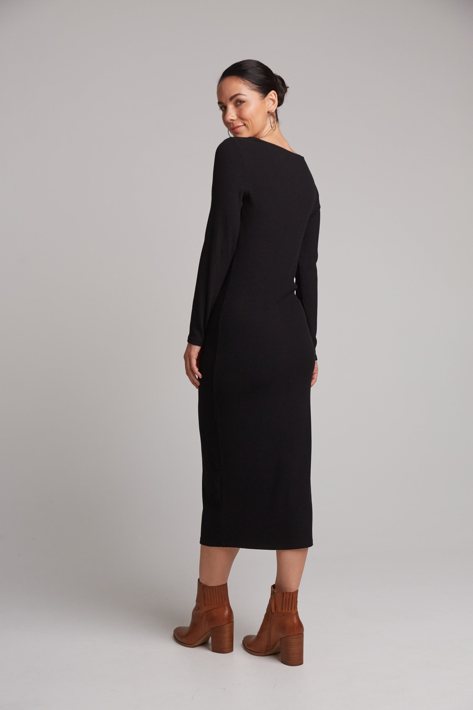 Studio Jersey Maxi - Ebony - eb&ive Clothing - Dress Maxi