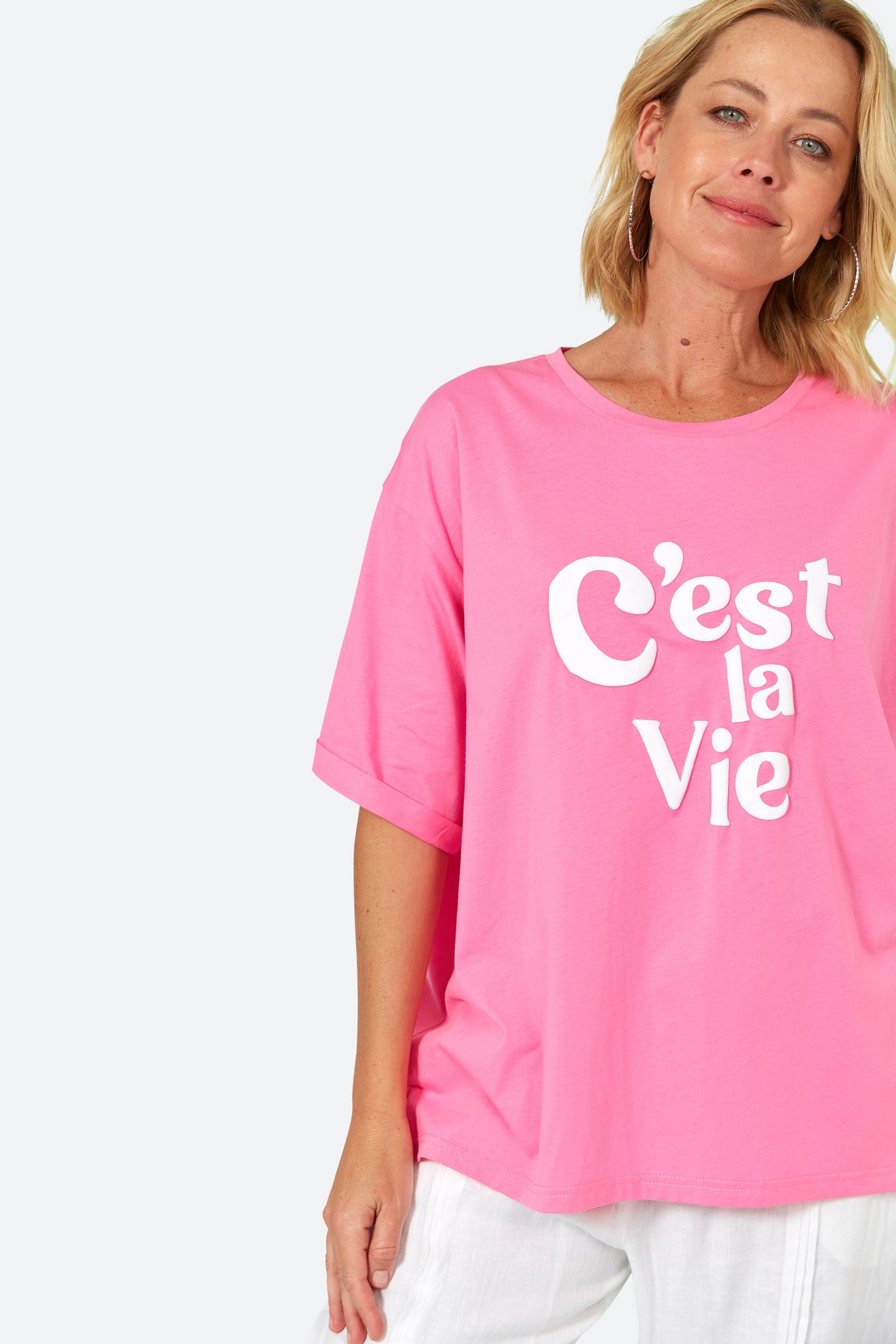 C'est La Vie Tshirt - Candy - eb&ive Clothing - Top Tshirt S/S One Size