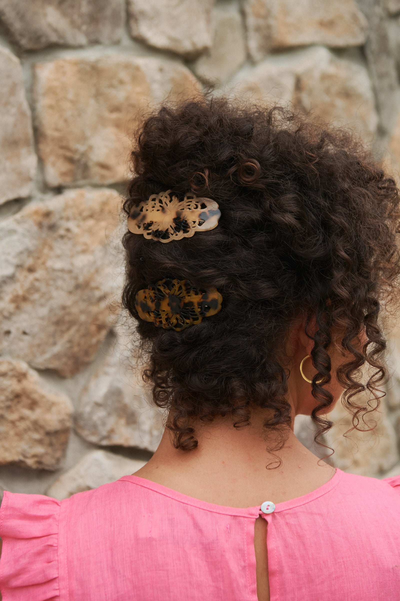 Luxe Barette - Caramel - eb&ive Hair Accessories