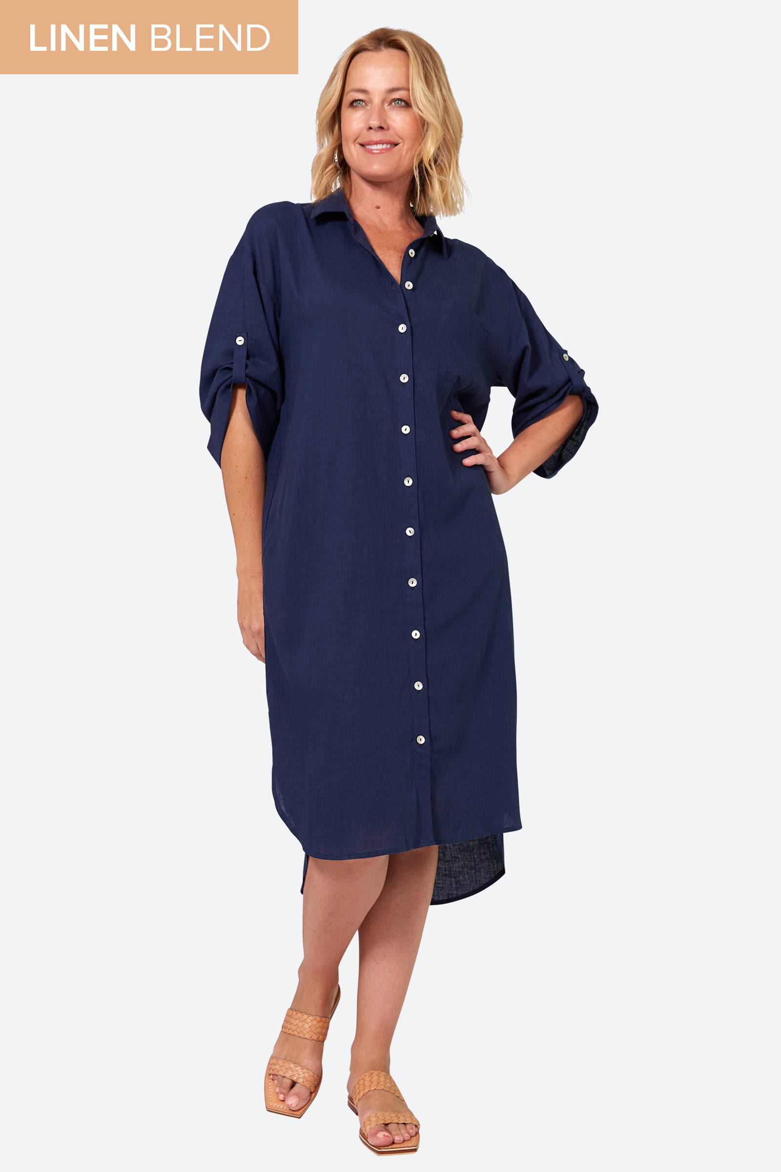 Next blue shirt clearance dress