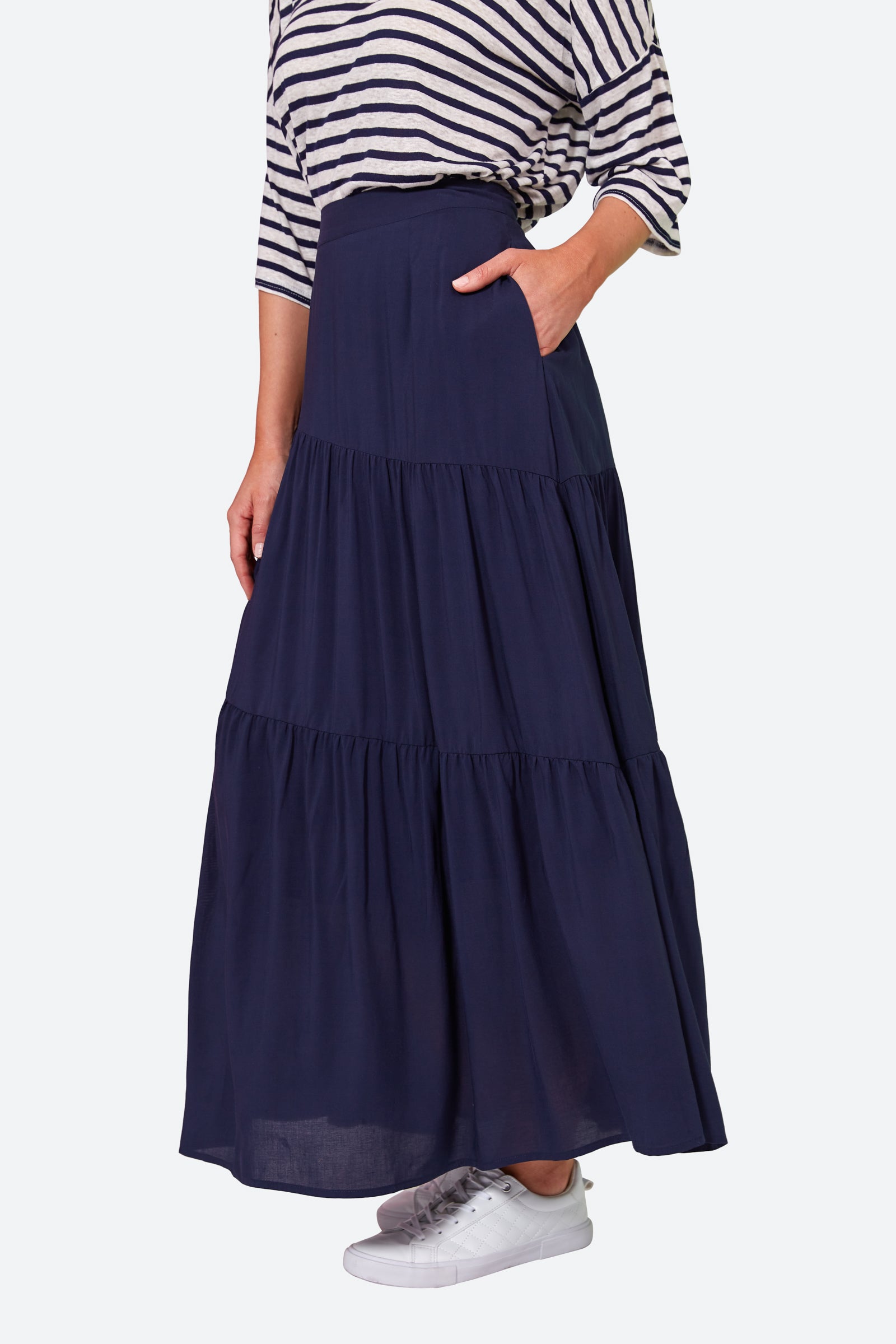 Esprit Maxi Skirt - Sapphire - eb&ive Clothing - Skirt Maxi
