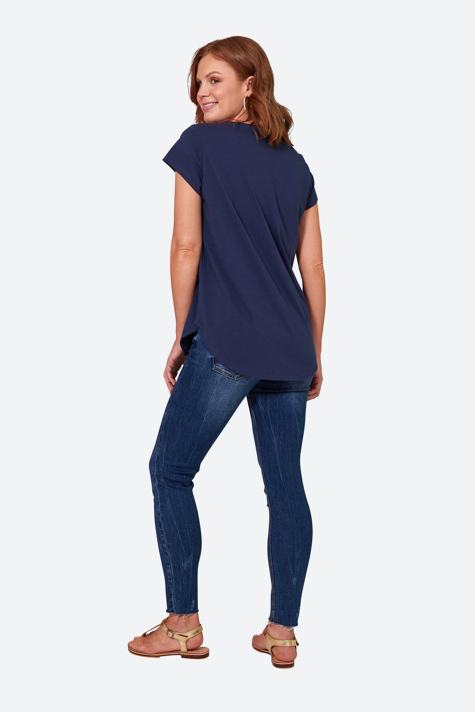 Reveler Tshirt - Sapphire - eb&ive Clothing - Top Tshirt S/S