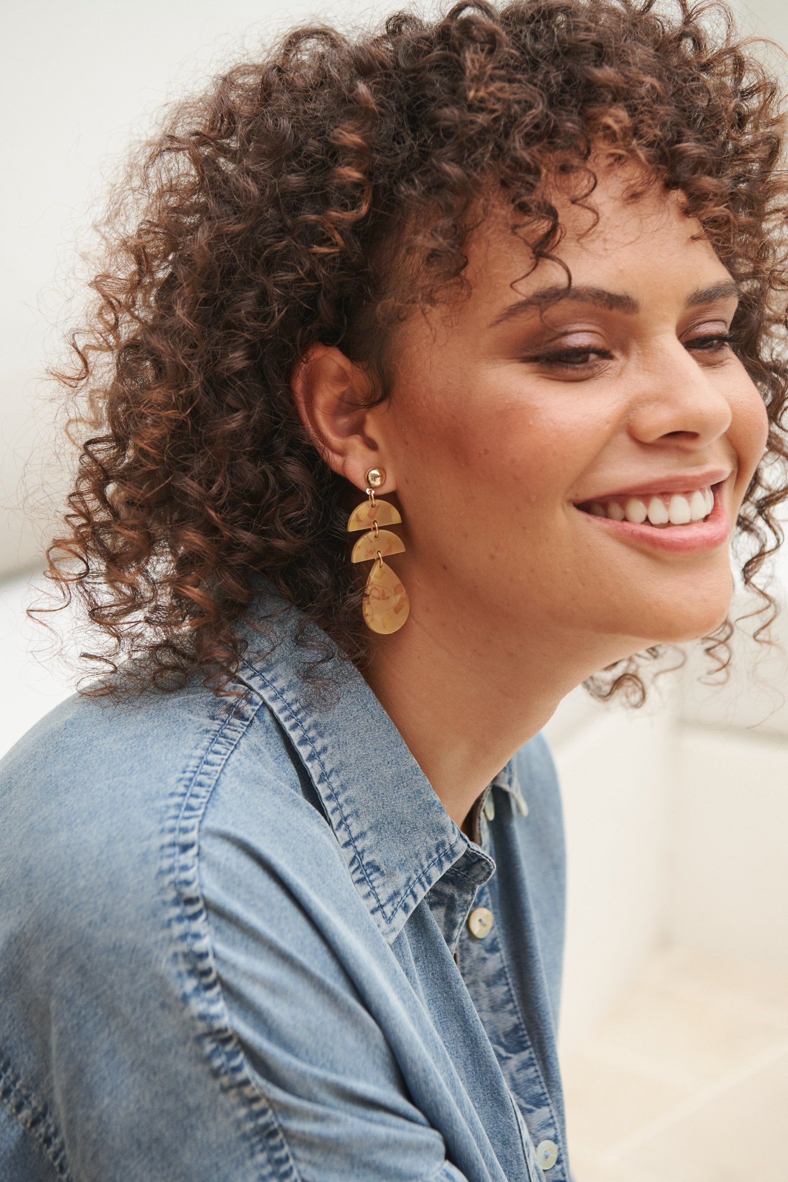 Honey store drop earrings