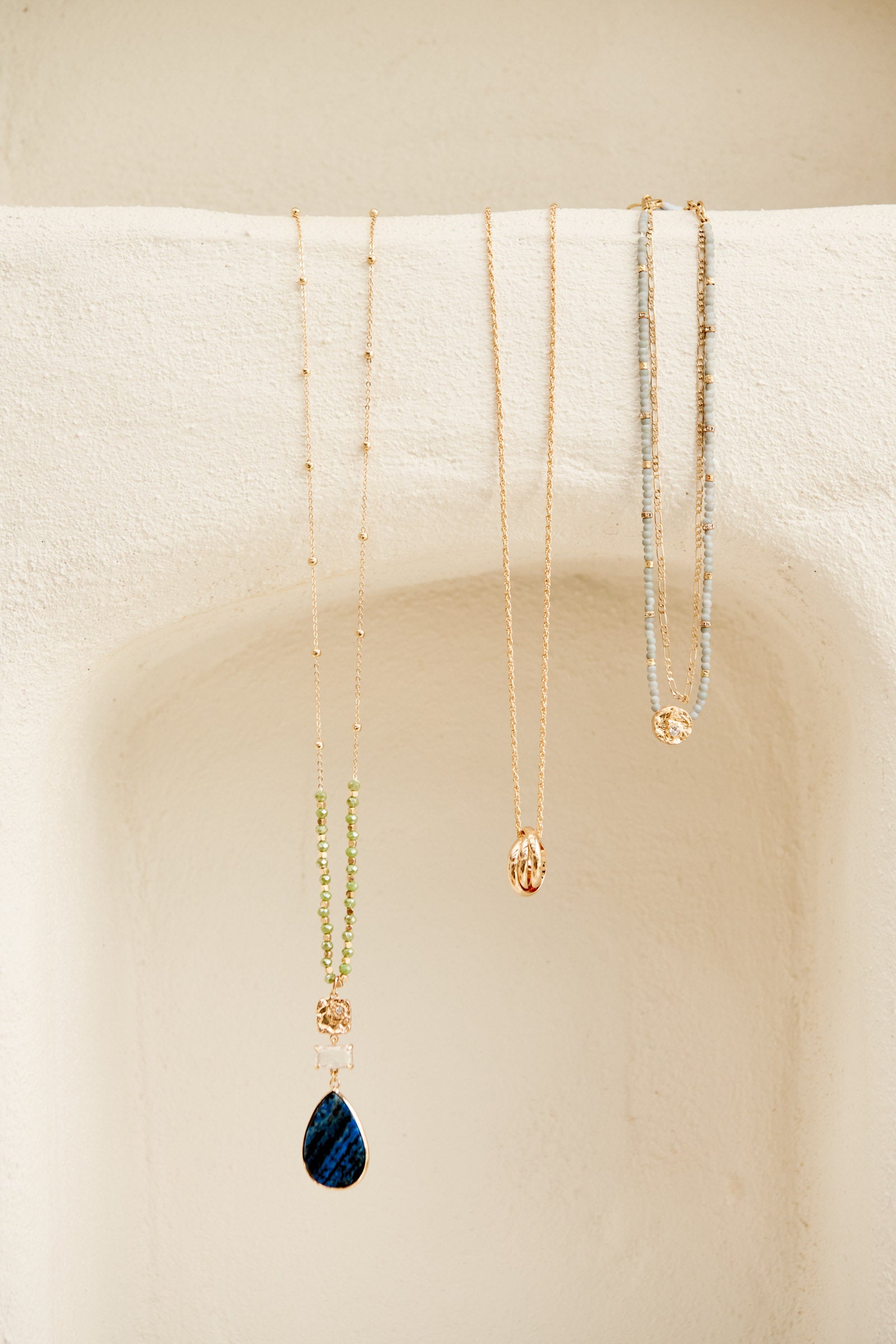 Solace Necklace - Sapphire - eb&ive Necklace