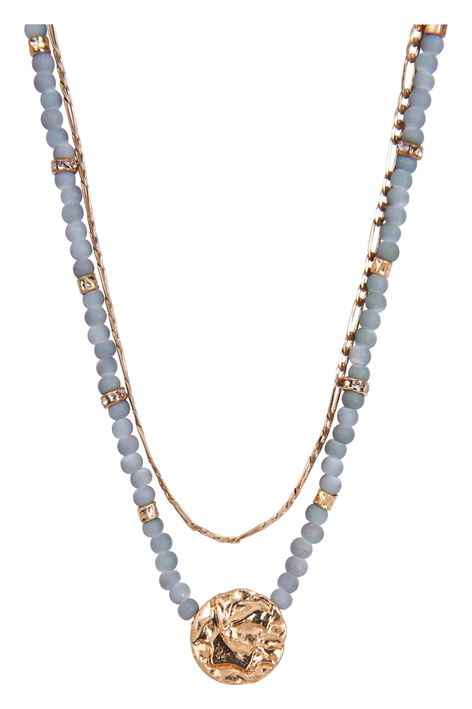 Solace Necklace - Gold/Grey - eb&ive Necklace
