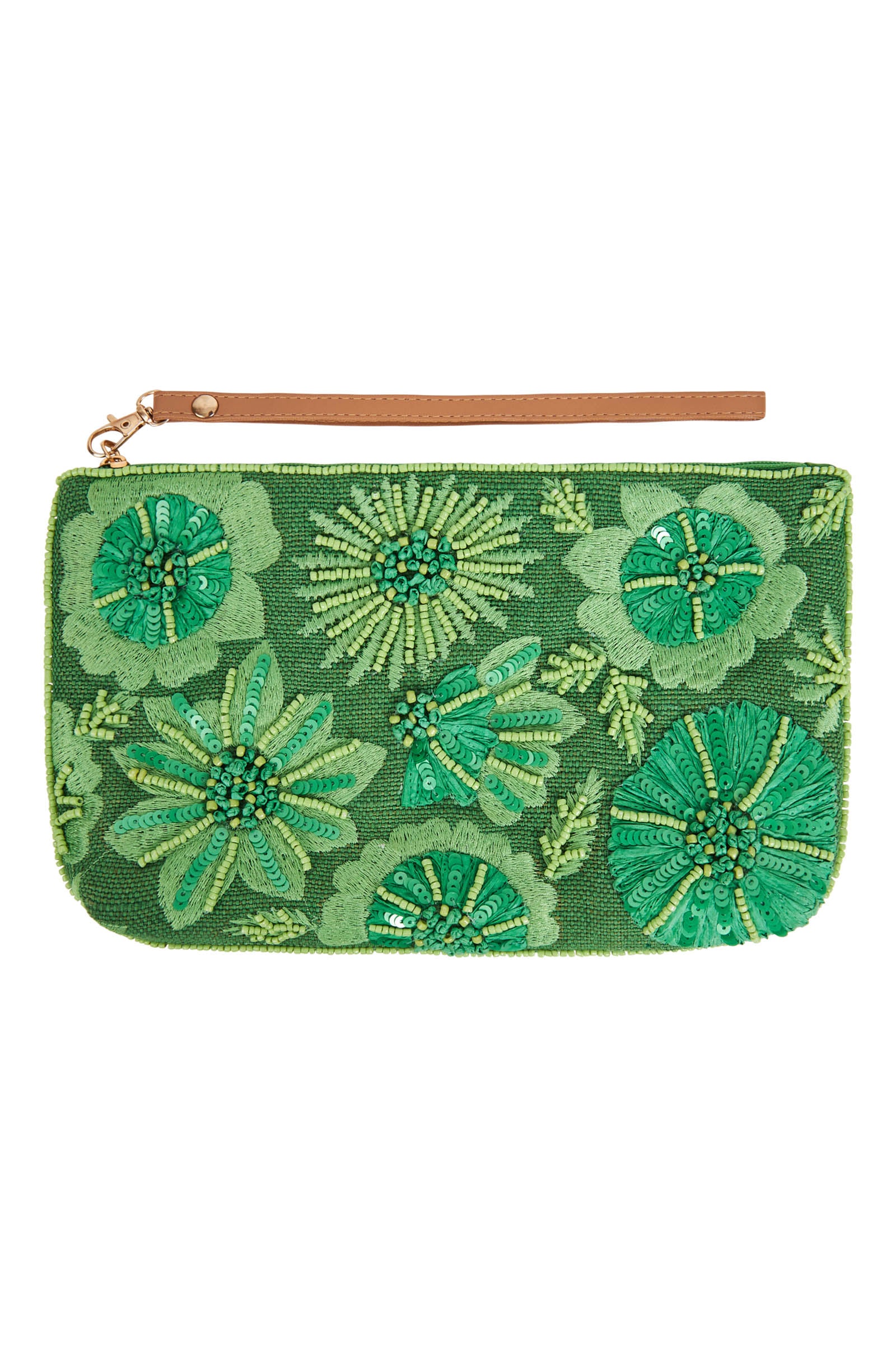 Flourish Clutch - Kiwi - eb&ive Bag