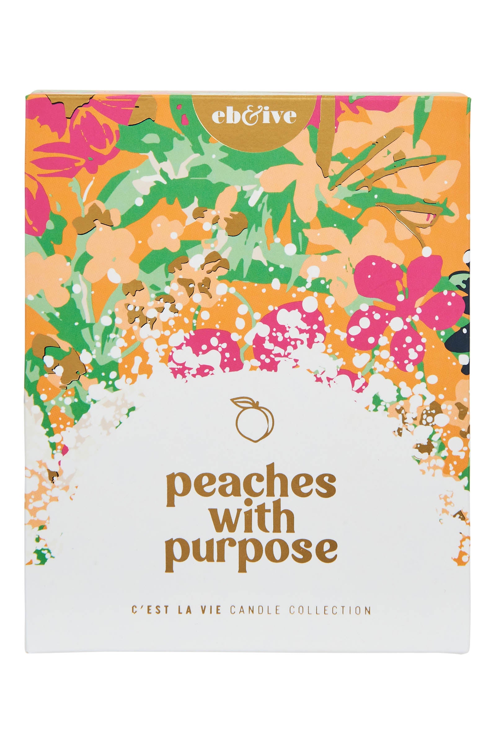 C'est La Vie Candle - Peaches with Purpose - eb&ive Candles