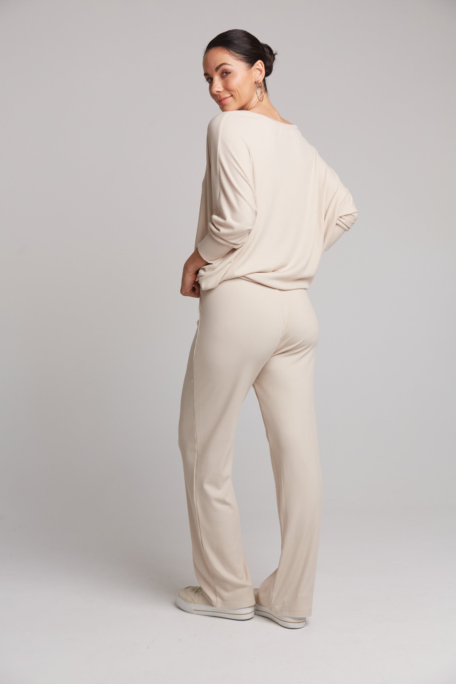 Studio Jersey Pant - Tusk - eb&ive Clothing - Pant Relaxed Jersey