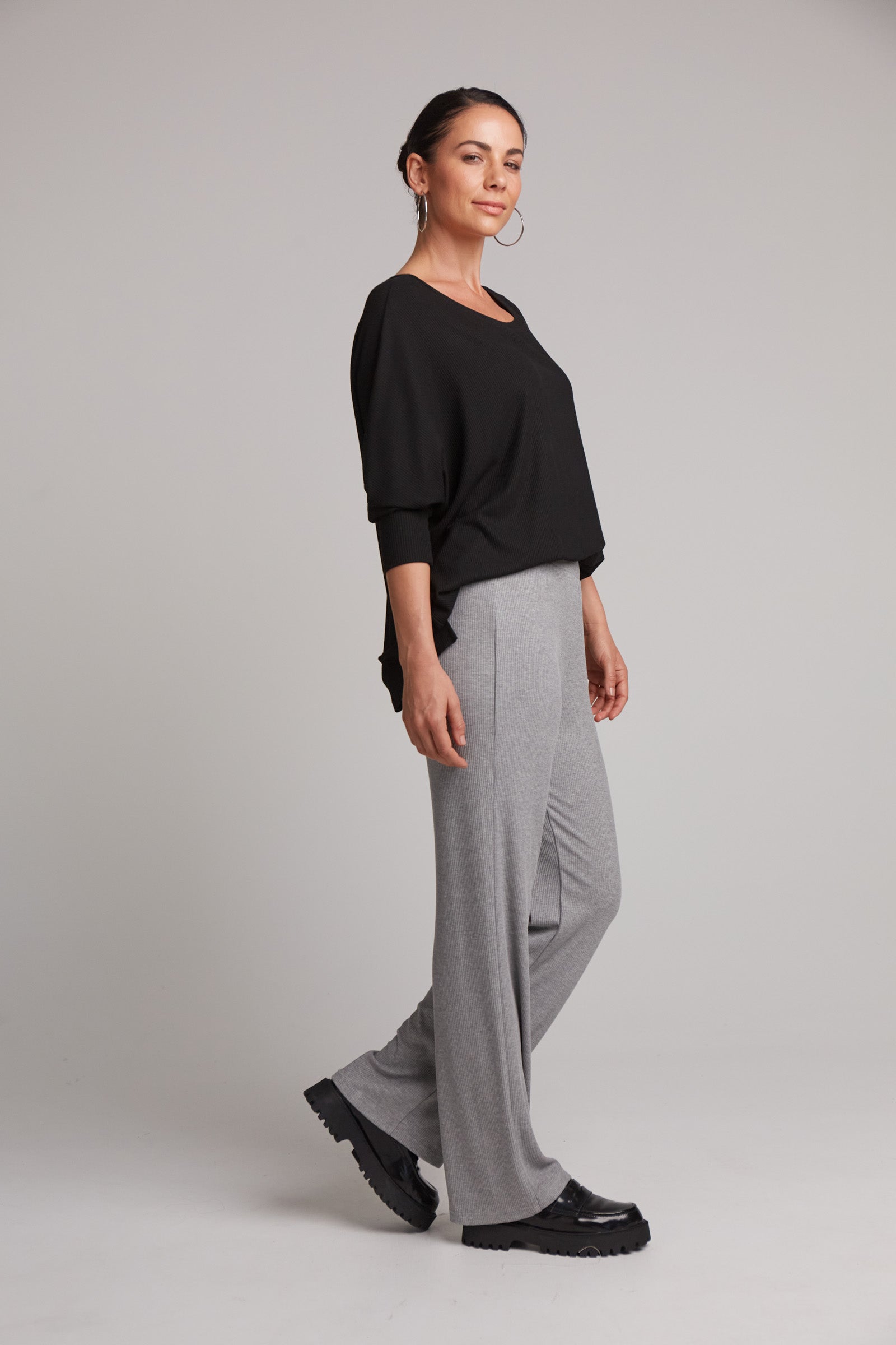 Studio Jersey Pant - Gray - eb&ive Clothing - Pant Relaxed Jersey