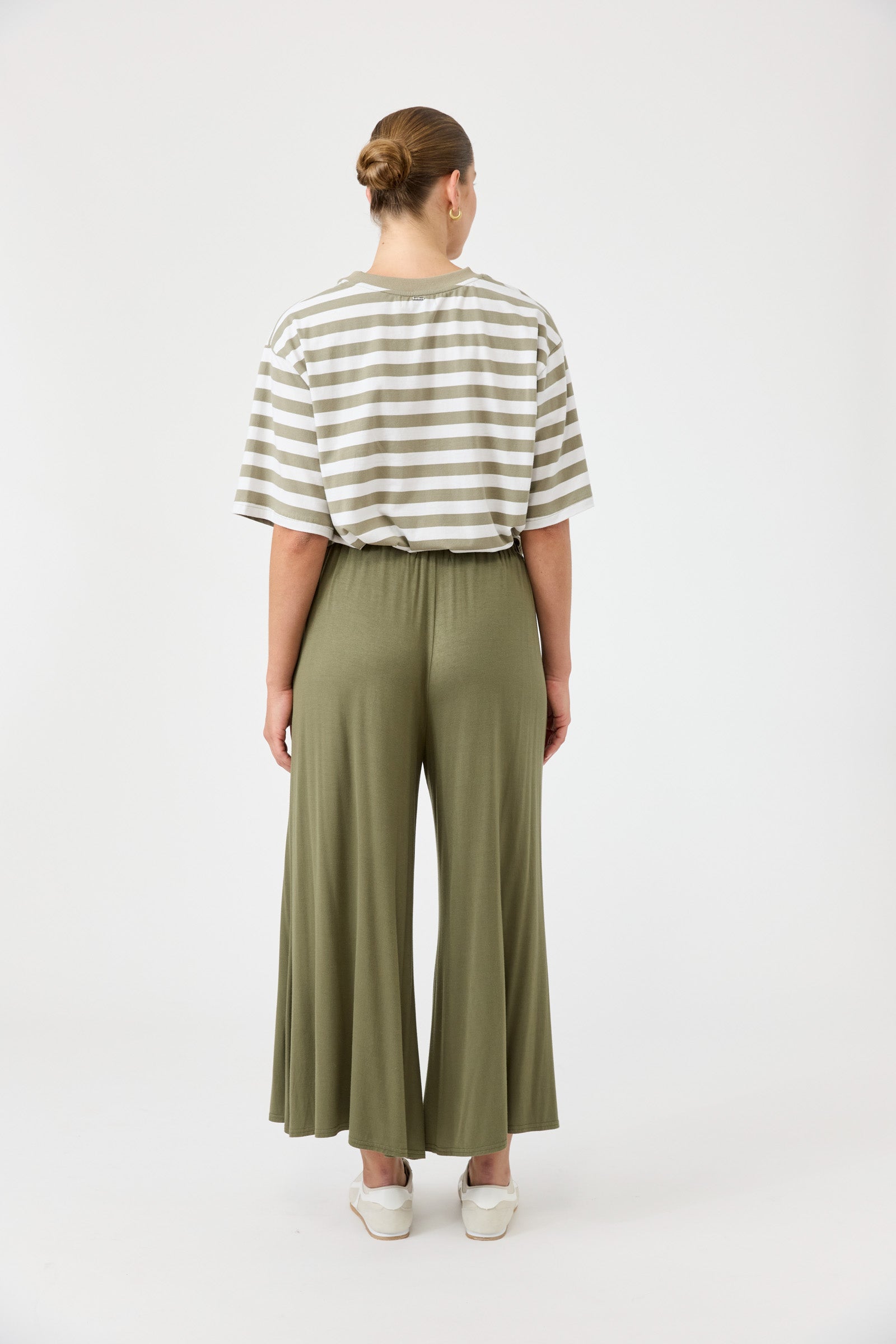 Studio Jersey Tie Pant - Fern