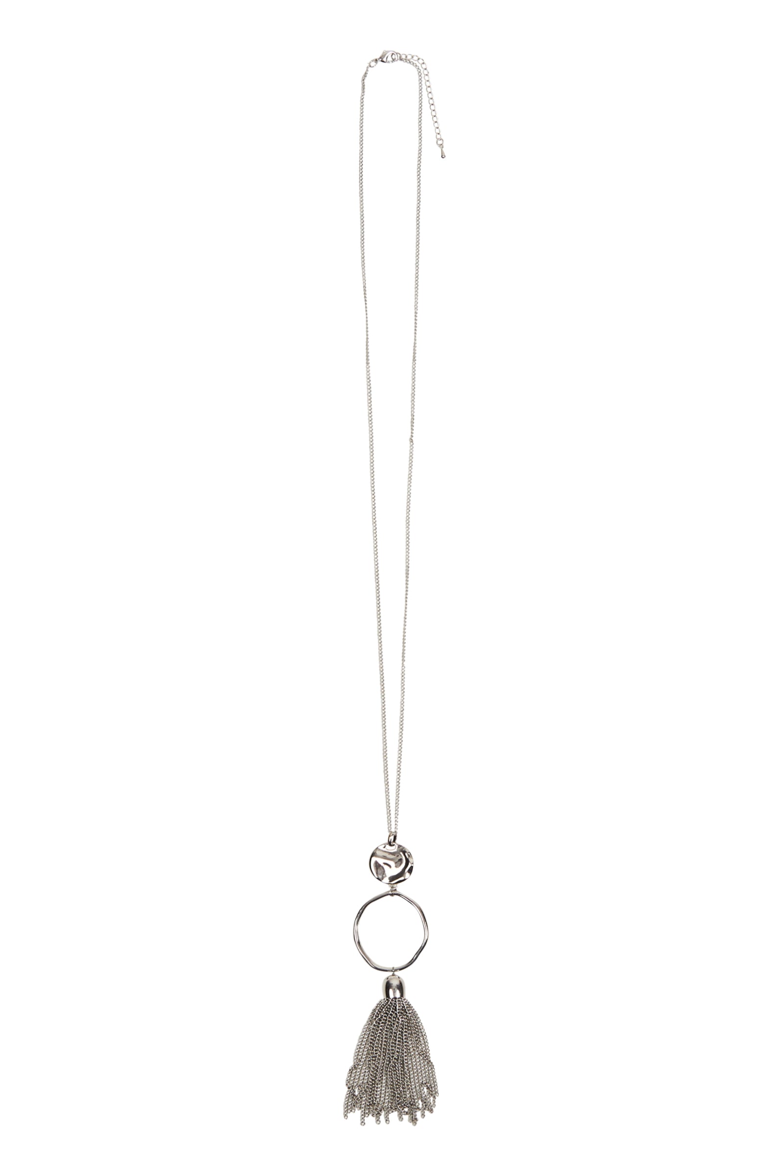 Meta Drop Necklace - Silver - eb&ive Necklace