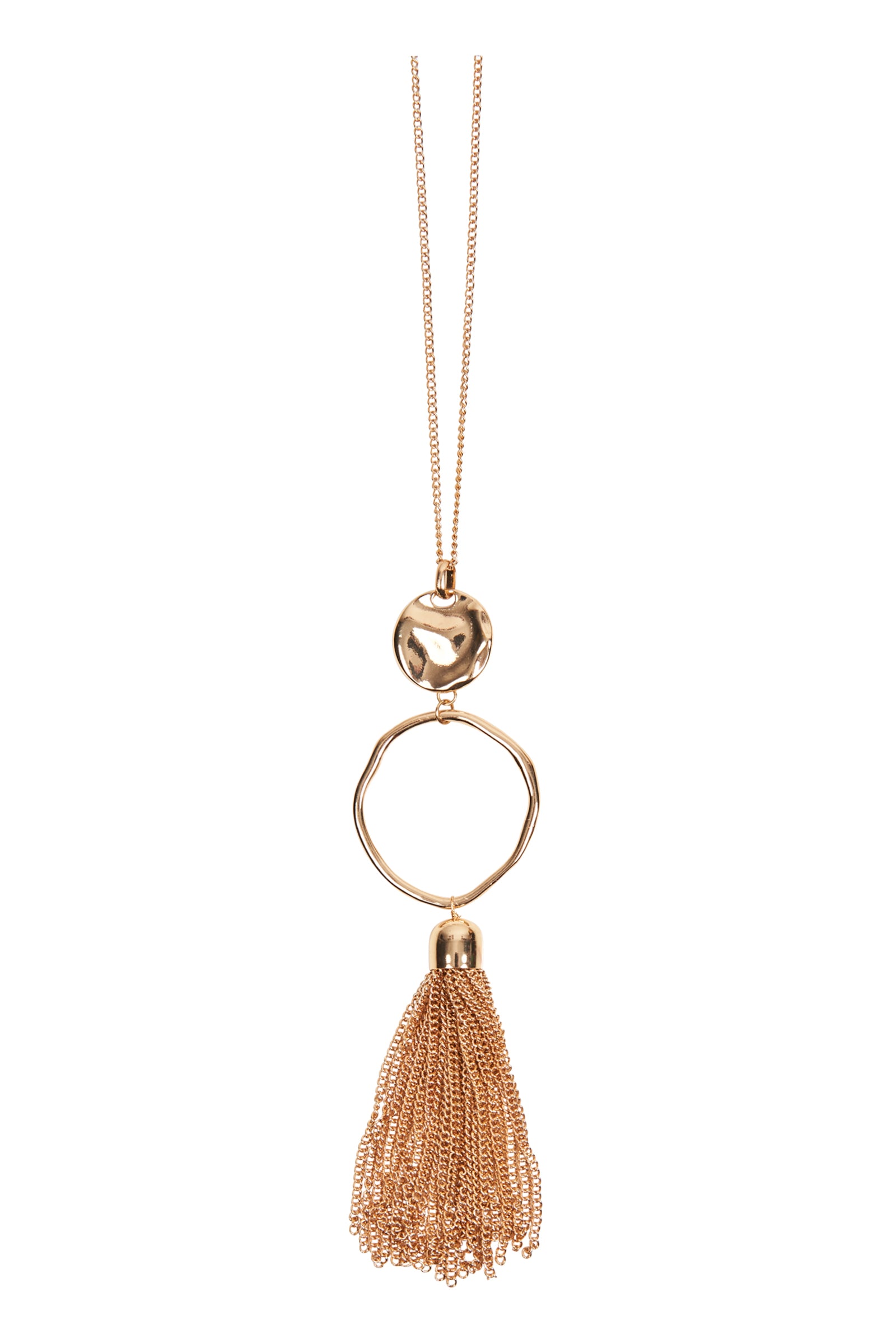 Meta Drop Necklace - Gold - eb&ive Necklace
