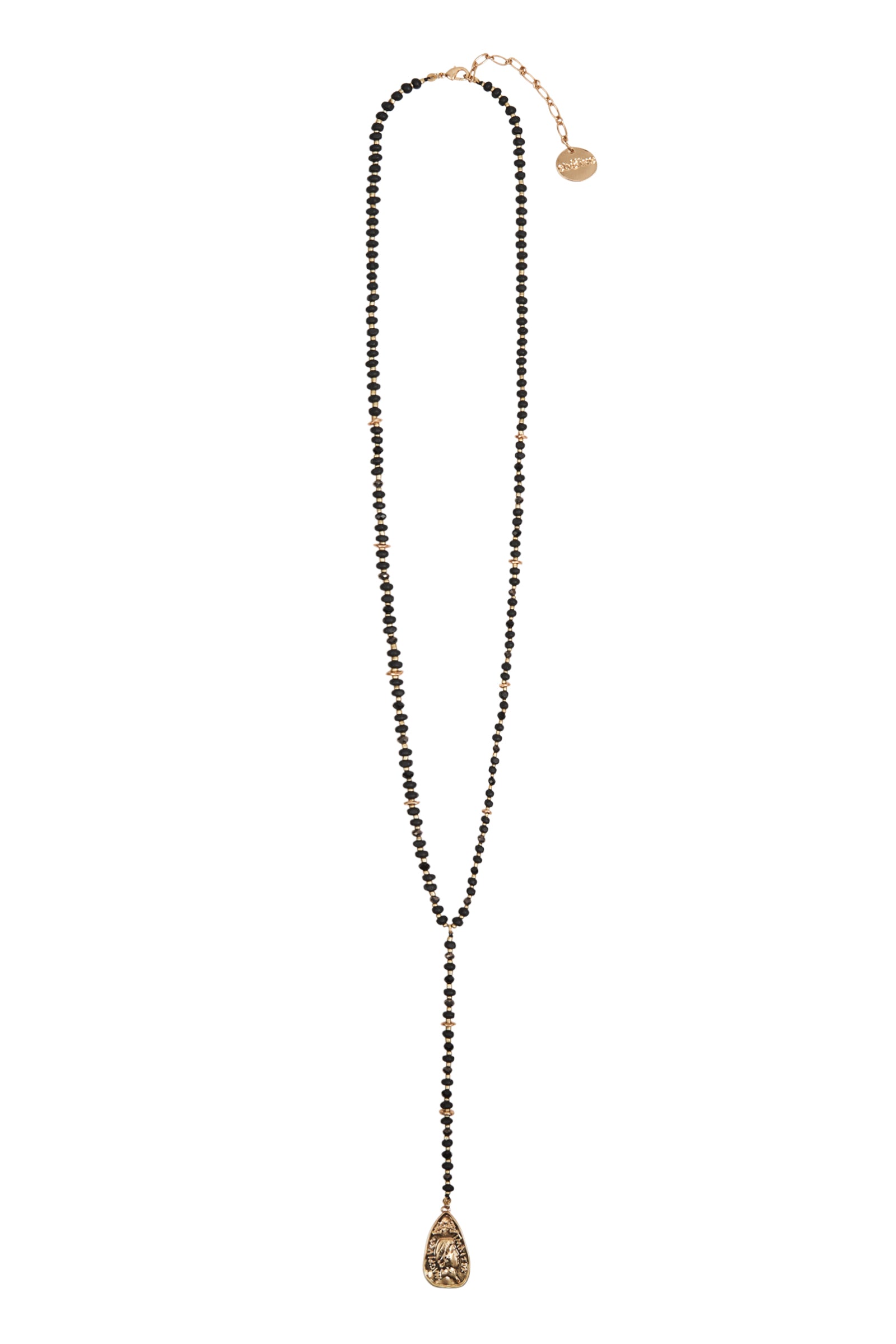 Irula Necklace - Gold Drop - eb&ive Necklace