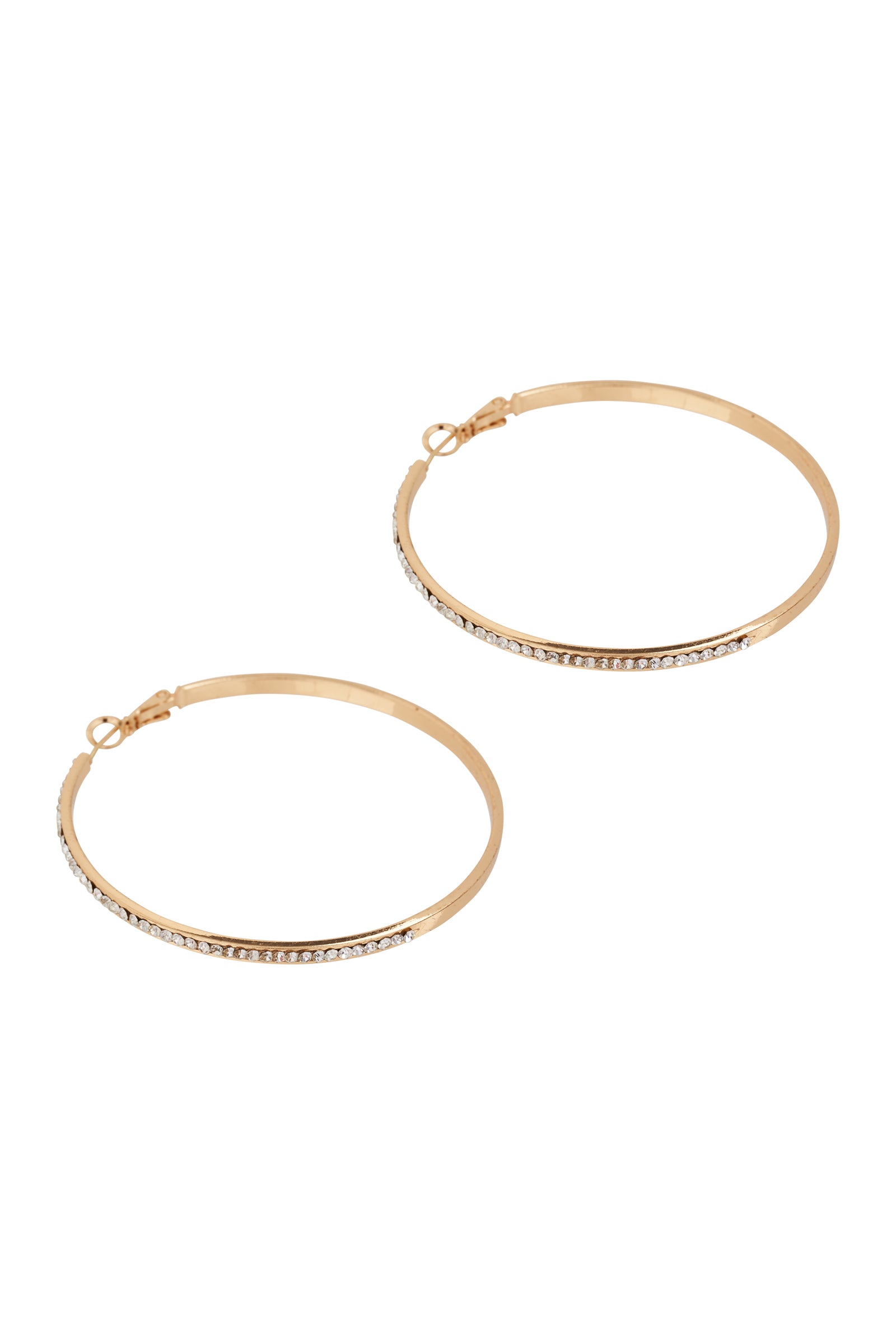 Norse Diamante Hoop - Gold - eb&ive Earring
