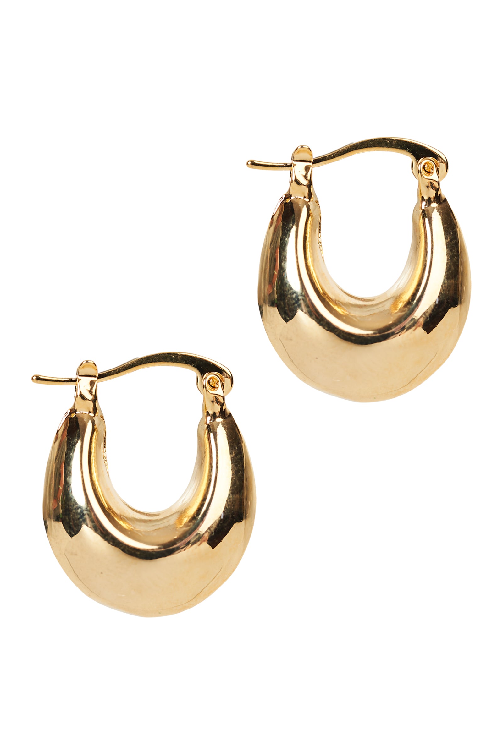 Sammi Dome Hoop Earring - Gold - eb&ive Earring