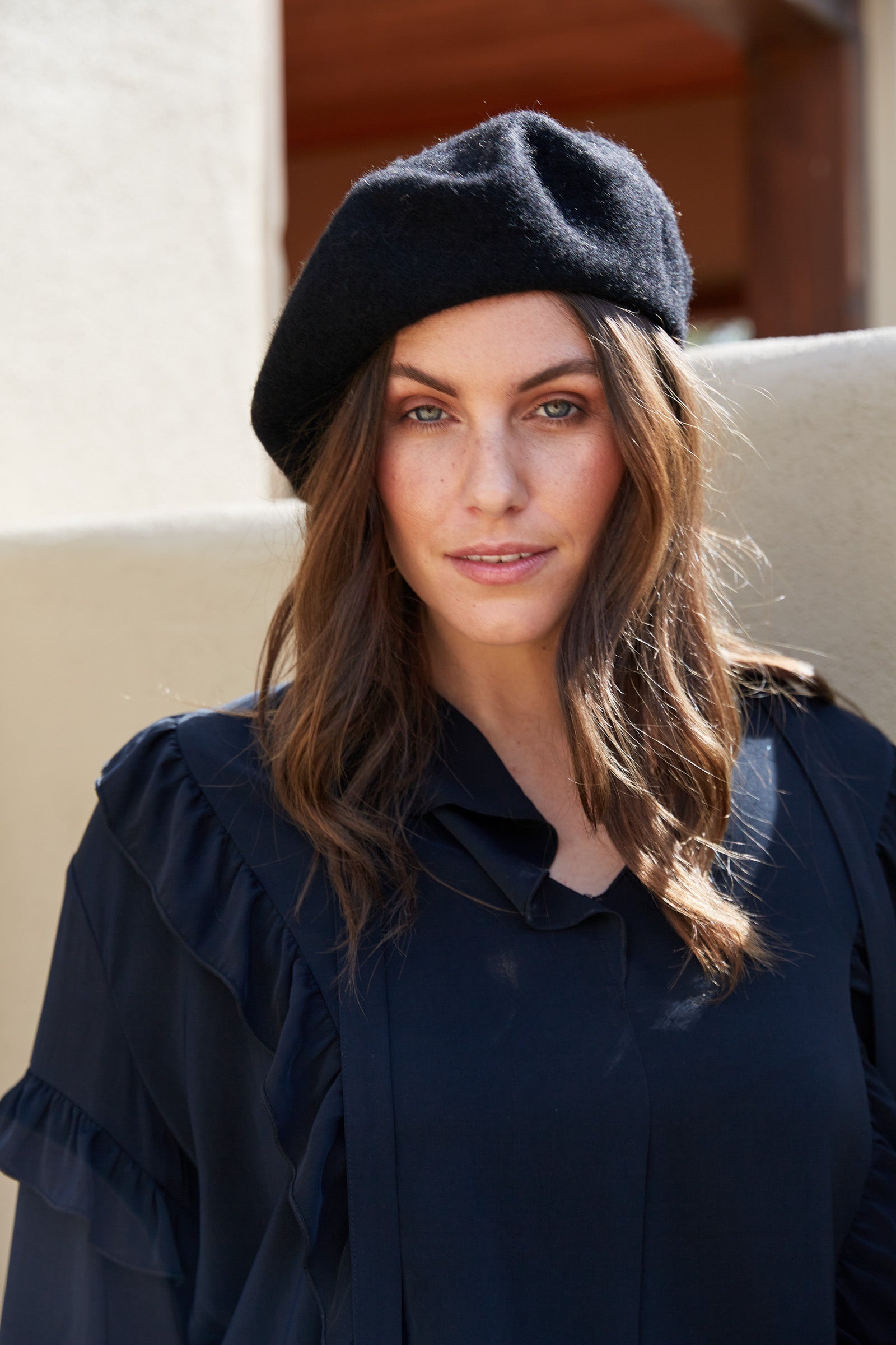 Paarl Beret - Ebony - eb&ive Hat