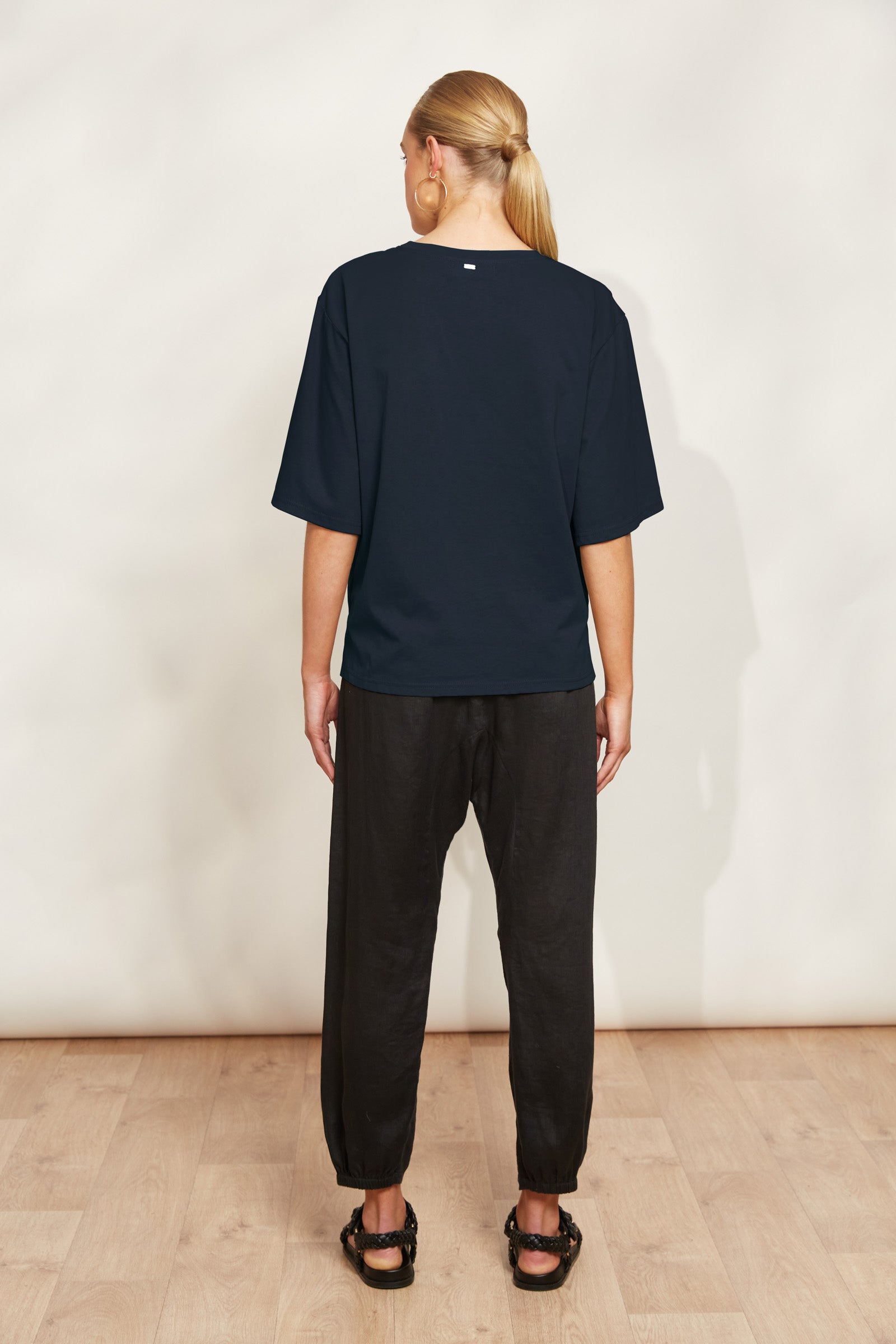Studio Tshirt - Navy - eb&ive Clothing - Top Tshirt S/S