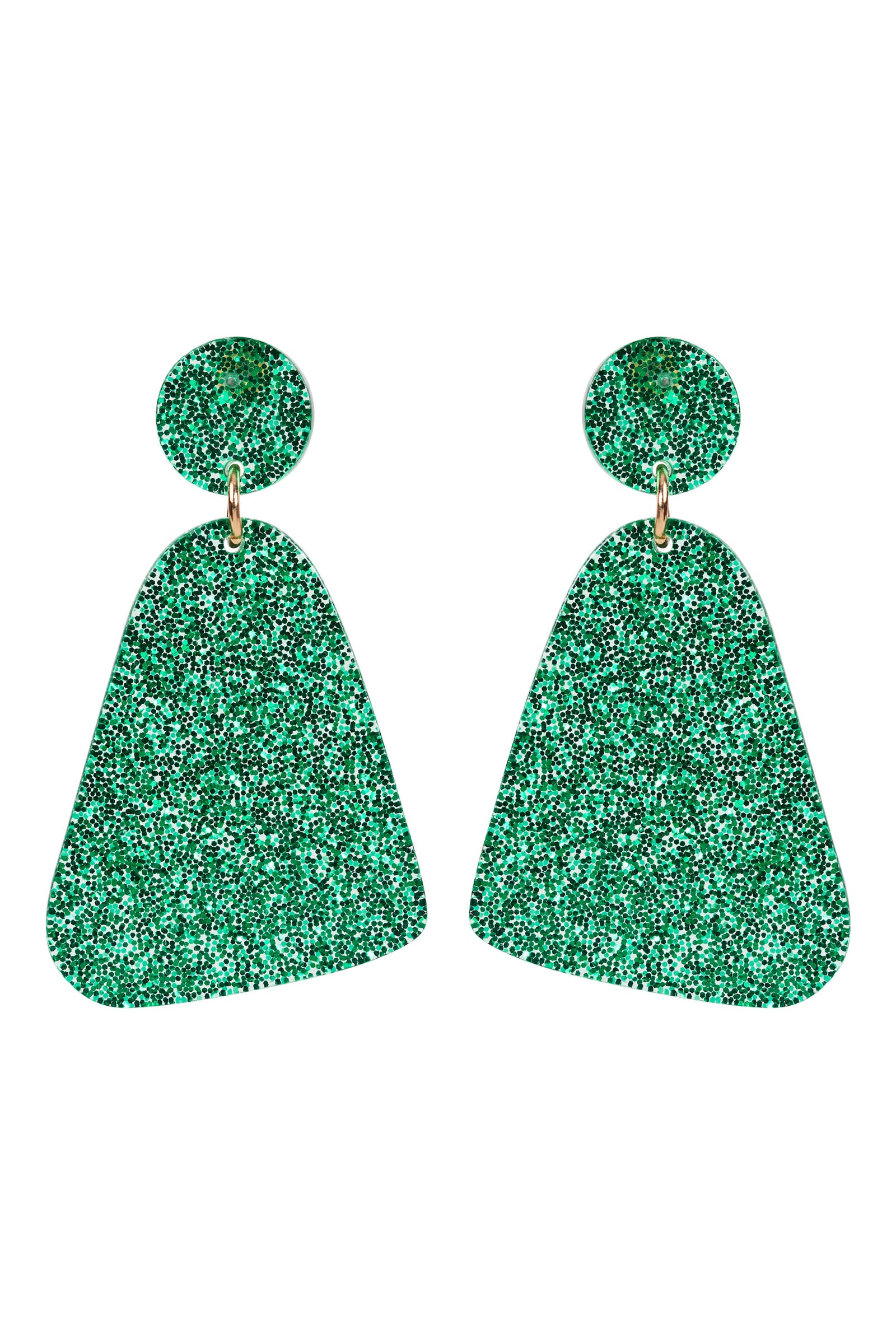 Jovial Sparkle Earring - Emerald - eb&ive Earring