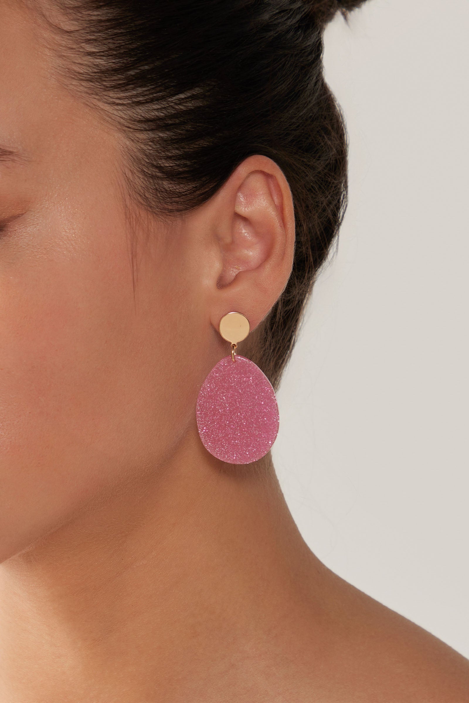 Merry Oval Earring - Musk - eb&ive Earring