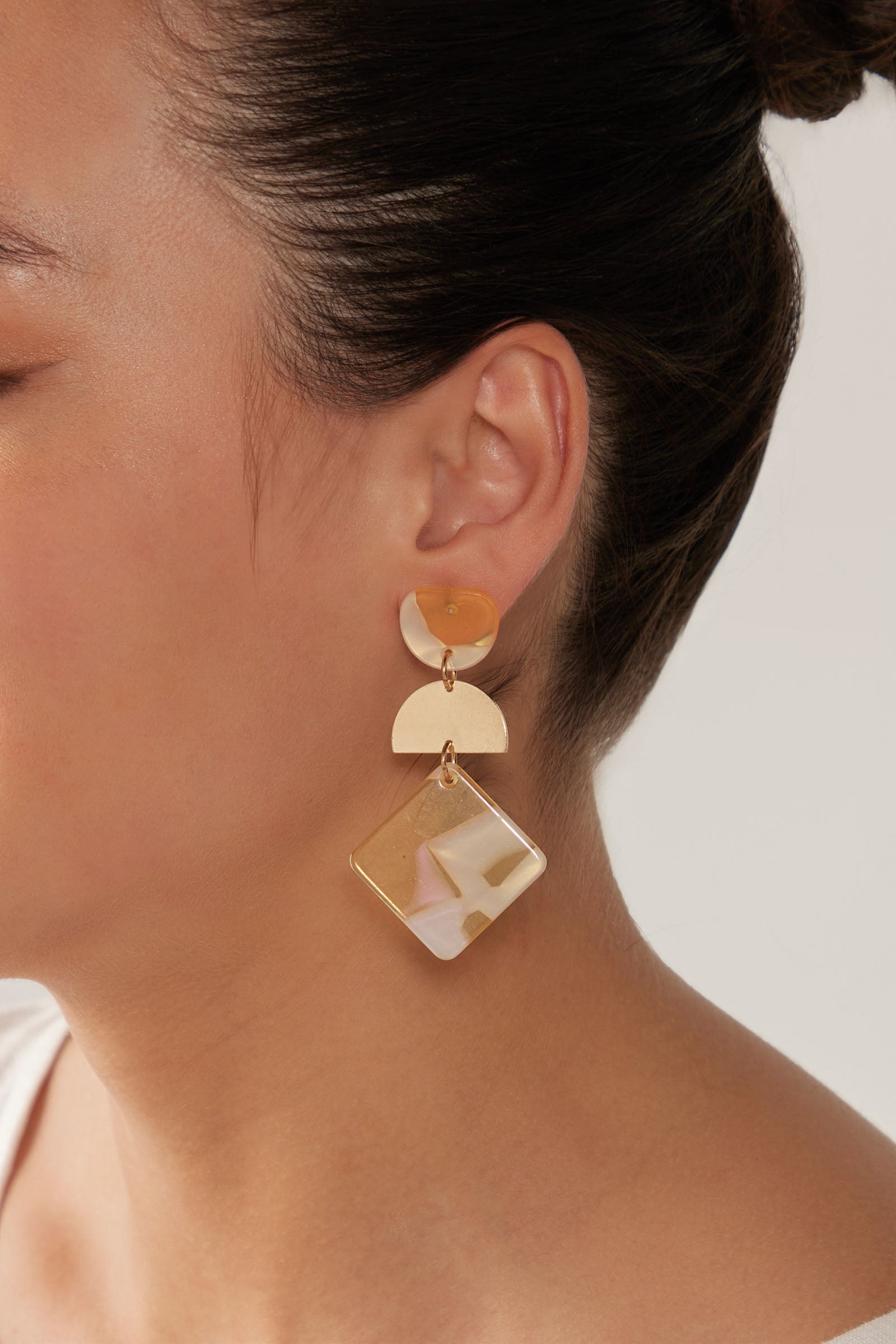 La Mer Drop Earring - Citrus - eb&ive Earring