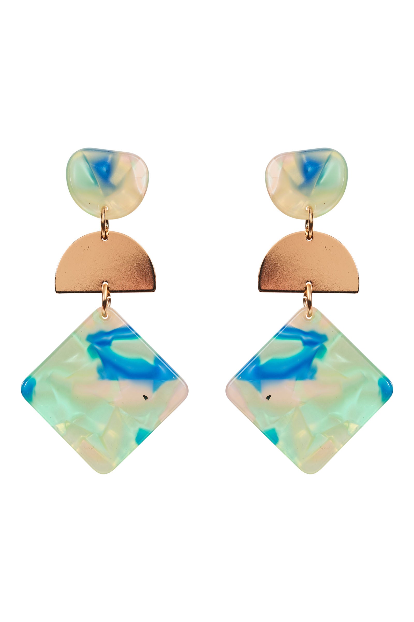 La Mer Drop Earring  - Mint - eb&ive Earring