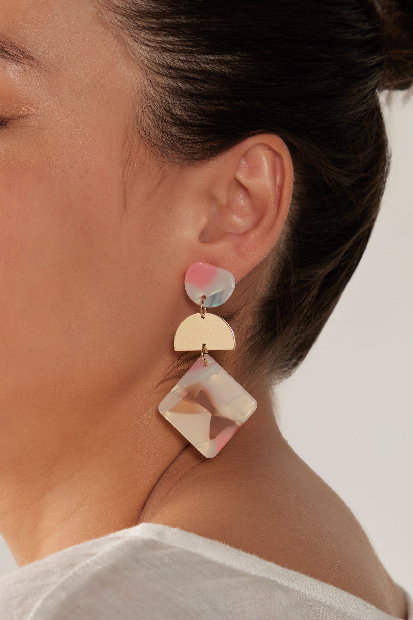 La Mer Drop Earring - Melon - eb&ive Earring