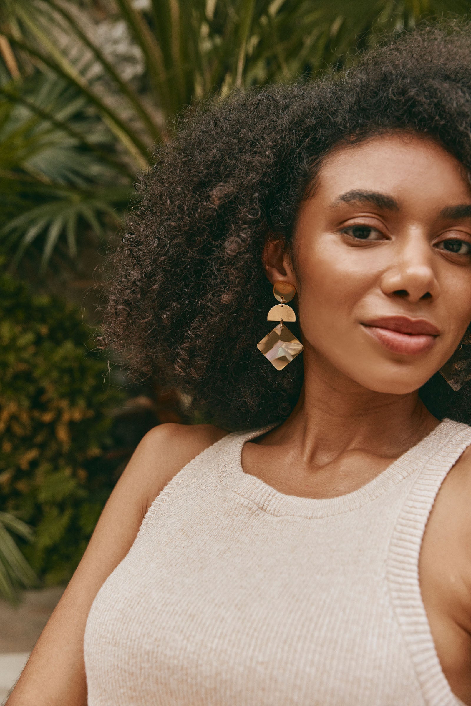 La Mer Drop Earring - Citrus - eb&ive Earring