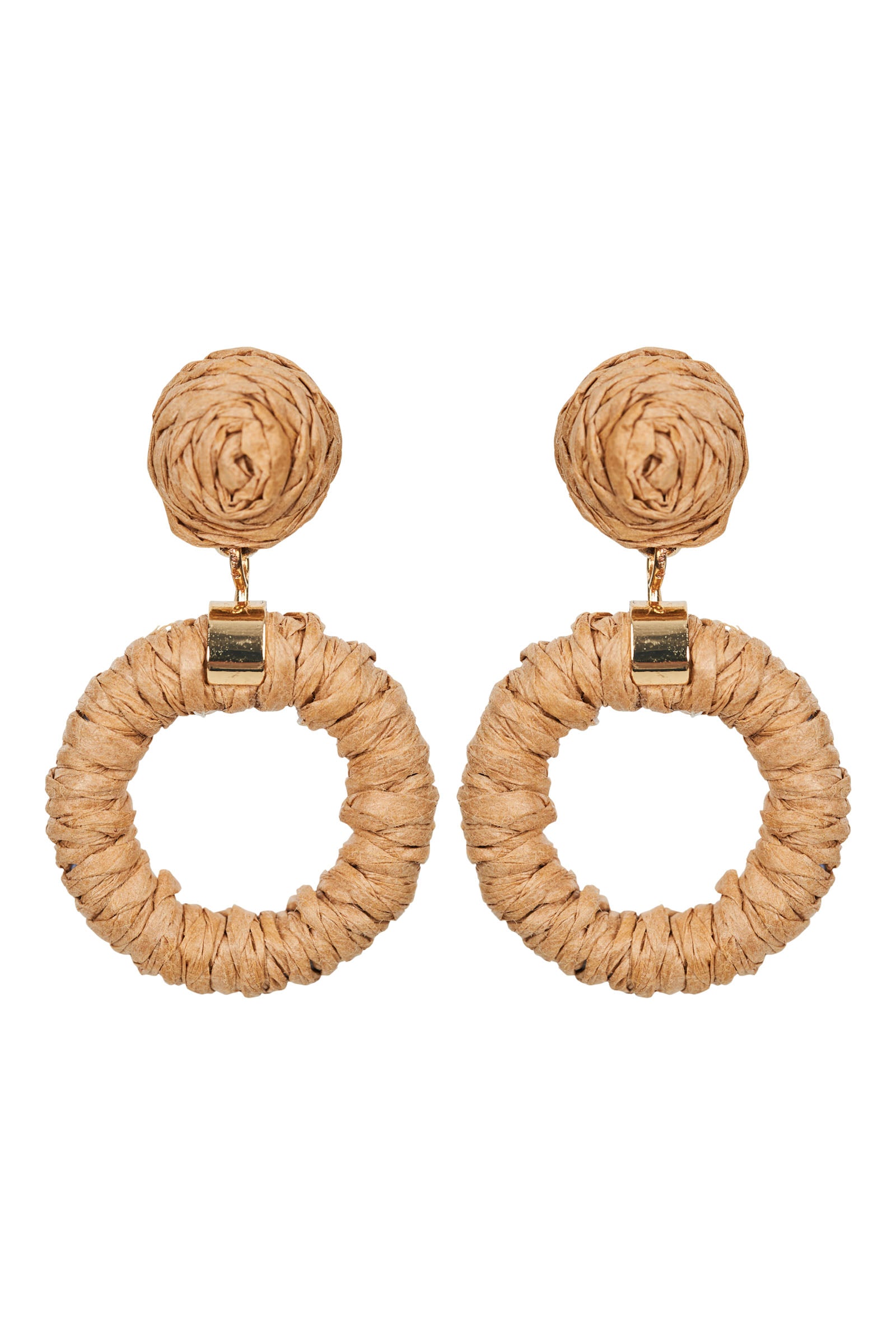 Sojourn Round Earring - Dune - eb&ive Earring