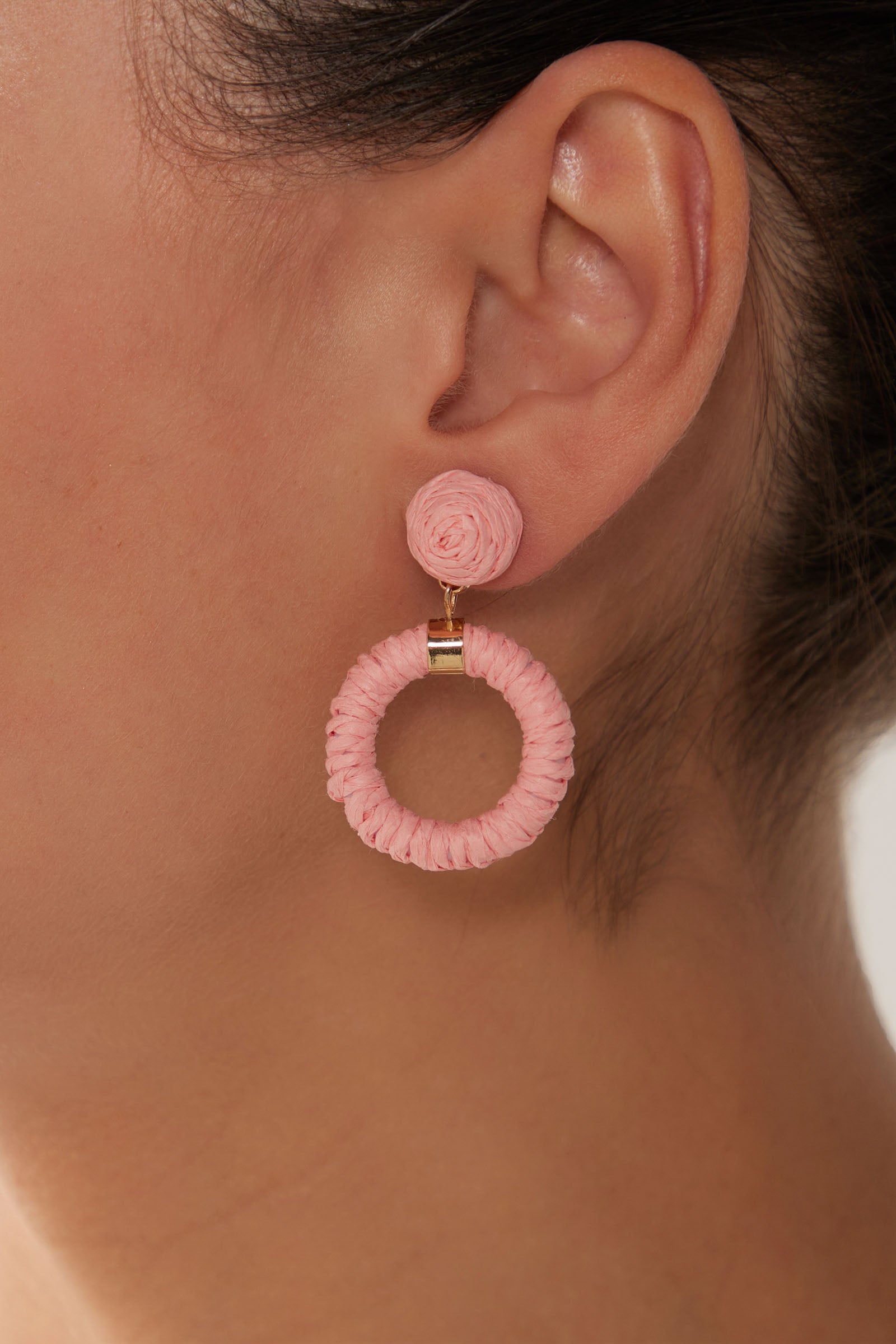 Sojourn Round Earring - Cameo - eb&ive Earring