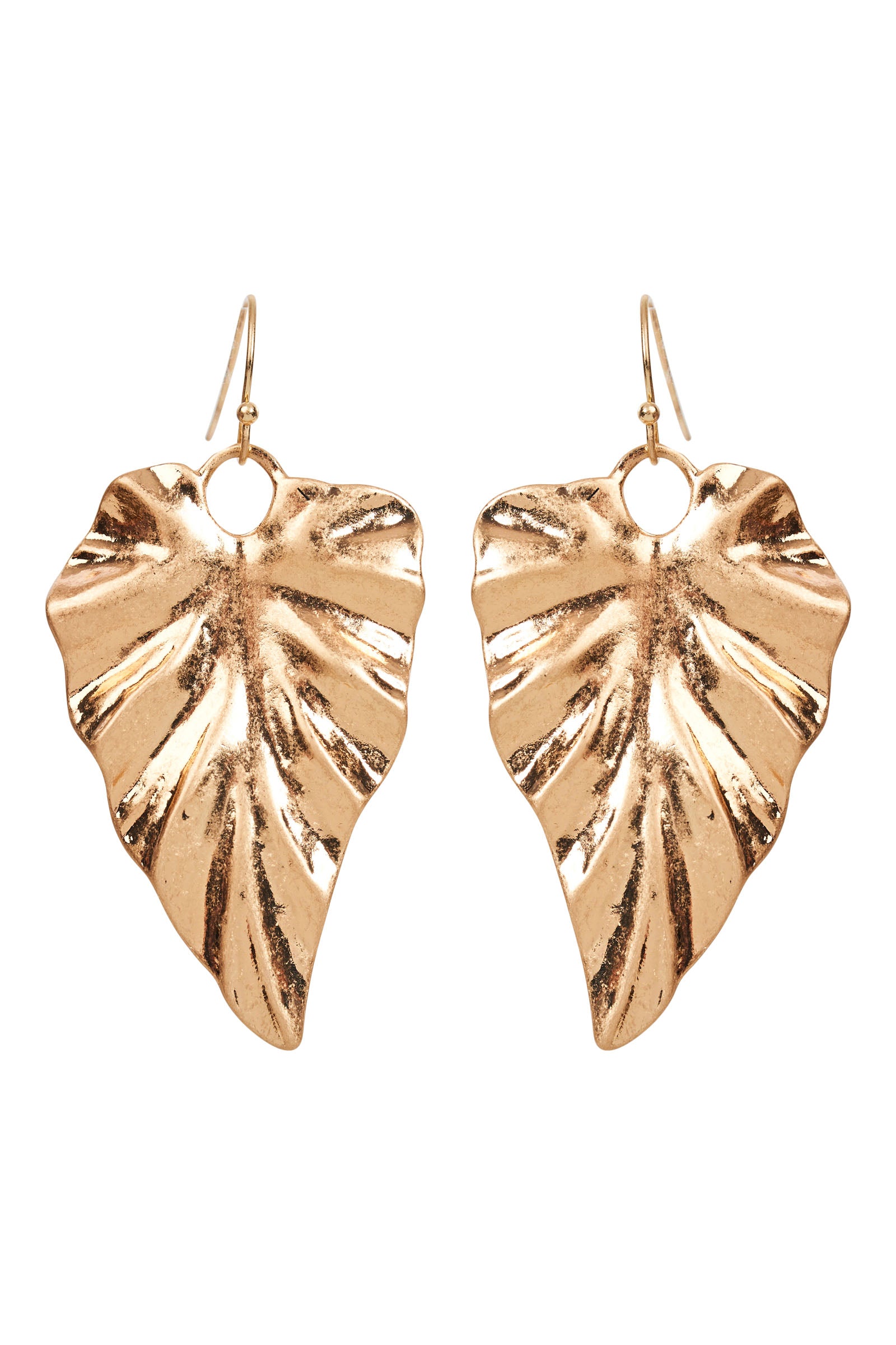 Mizu Leaf Earring - Gold - eb&ive Earring