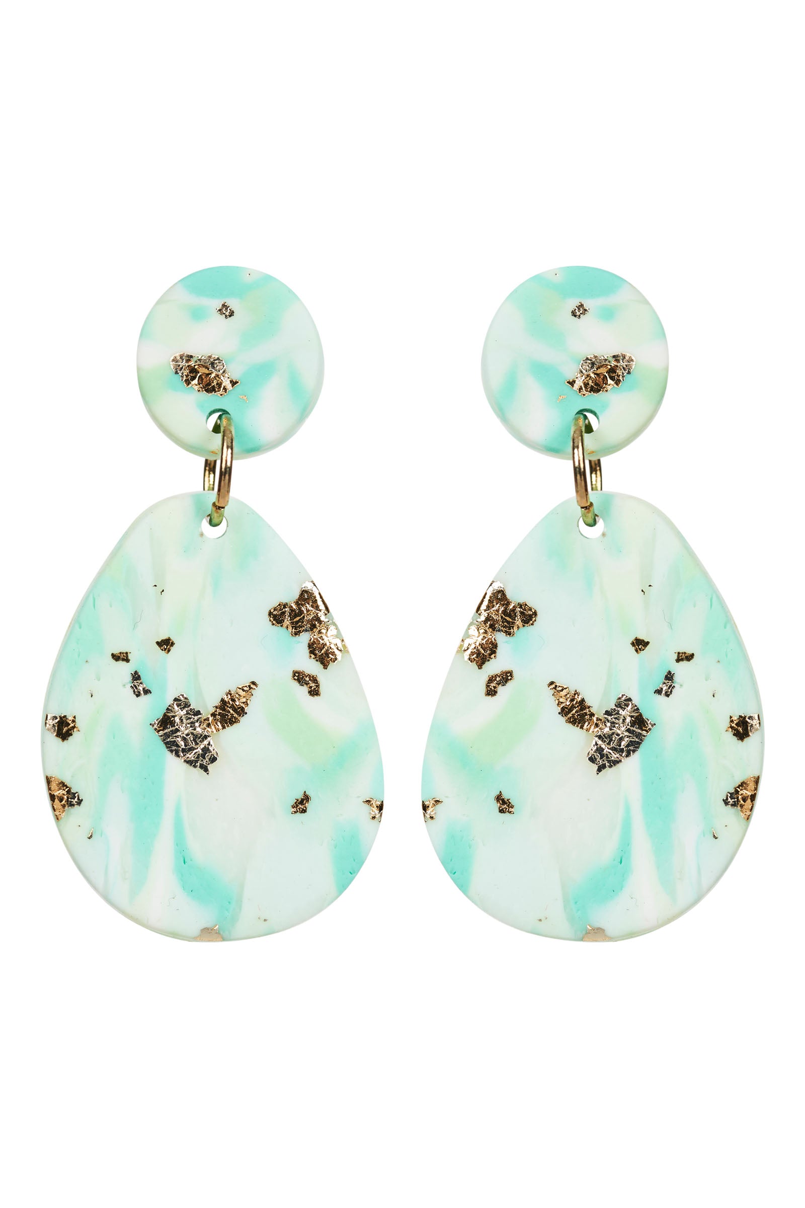 Solstice Mint Earring - Teardrop - eb&ive Earring