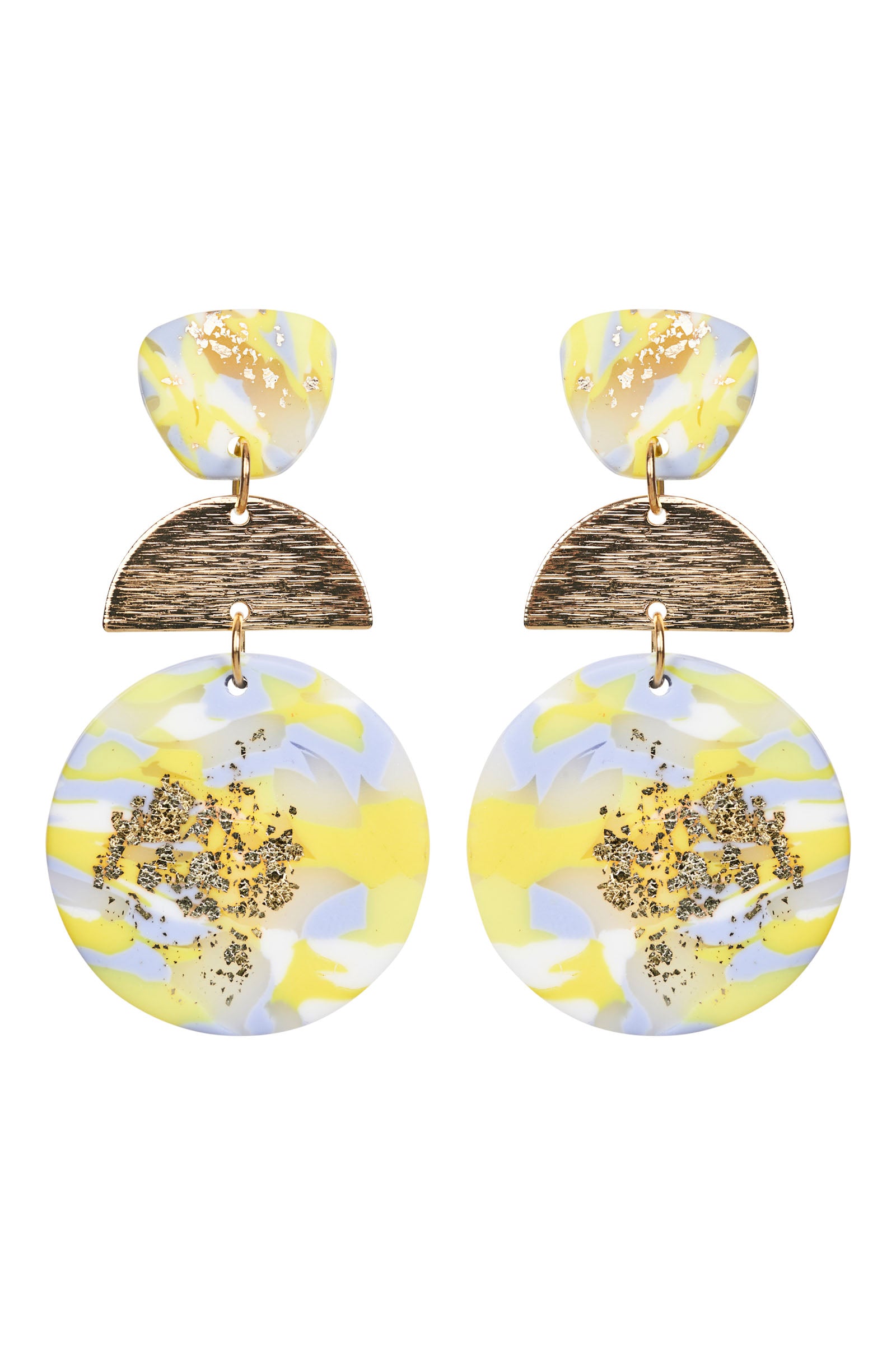 Solstice Lemon Earring - Teardrop