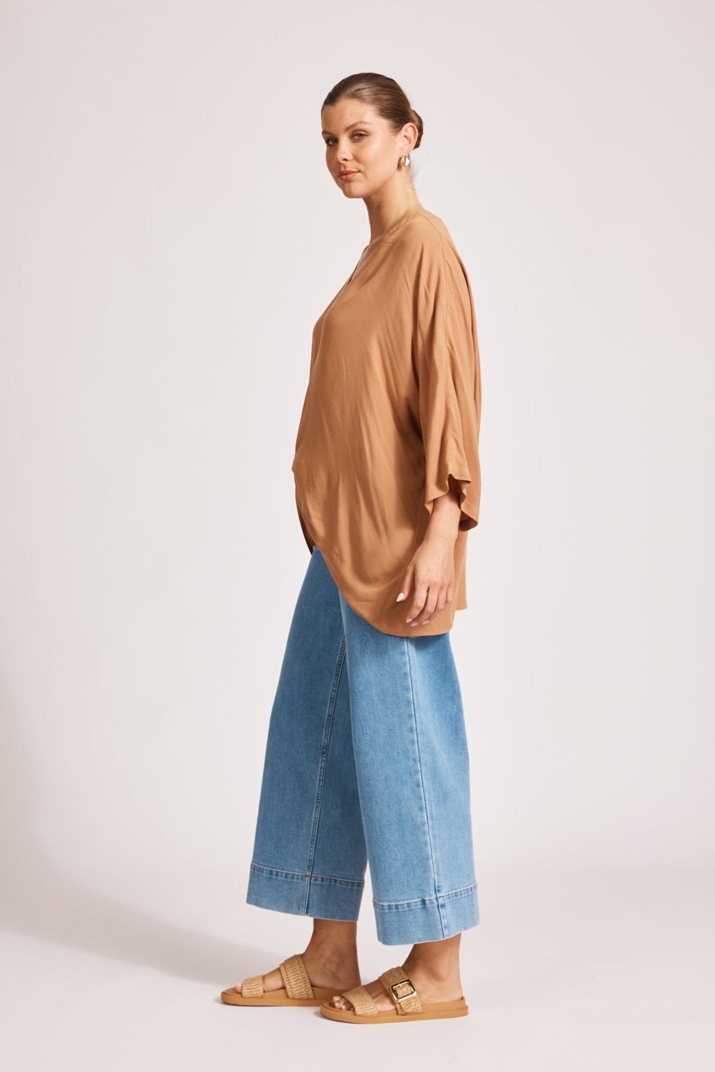 Alegria Twist Top - Caramel