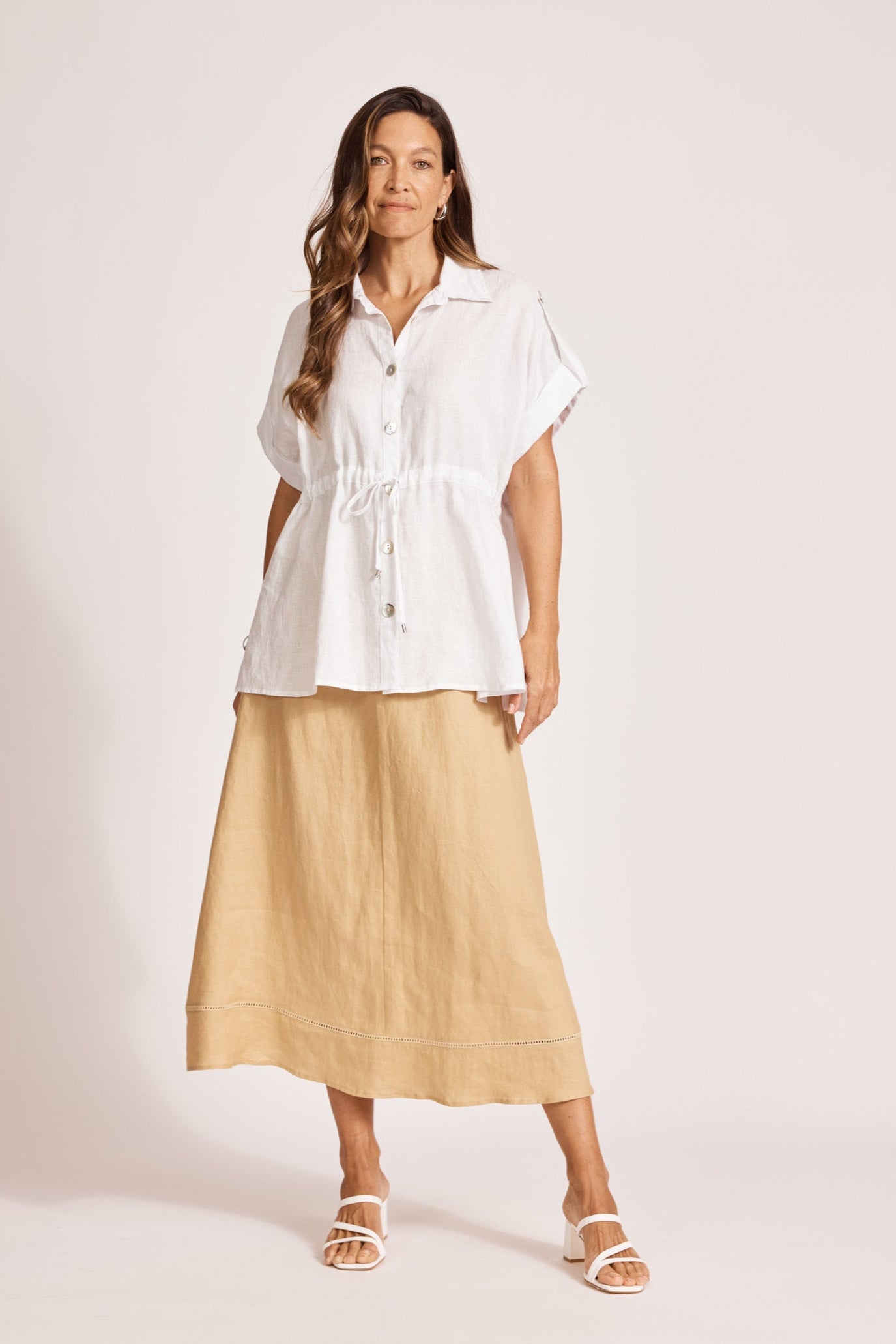 Miramar Tie Shirt - White