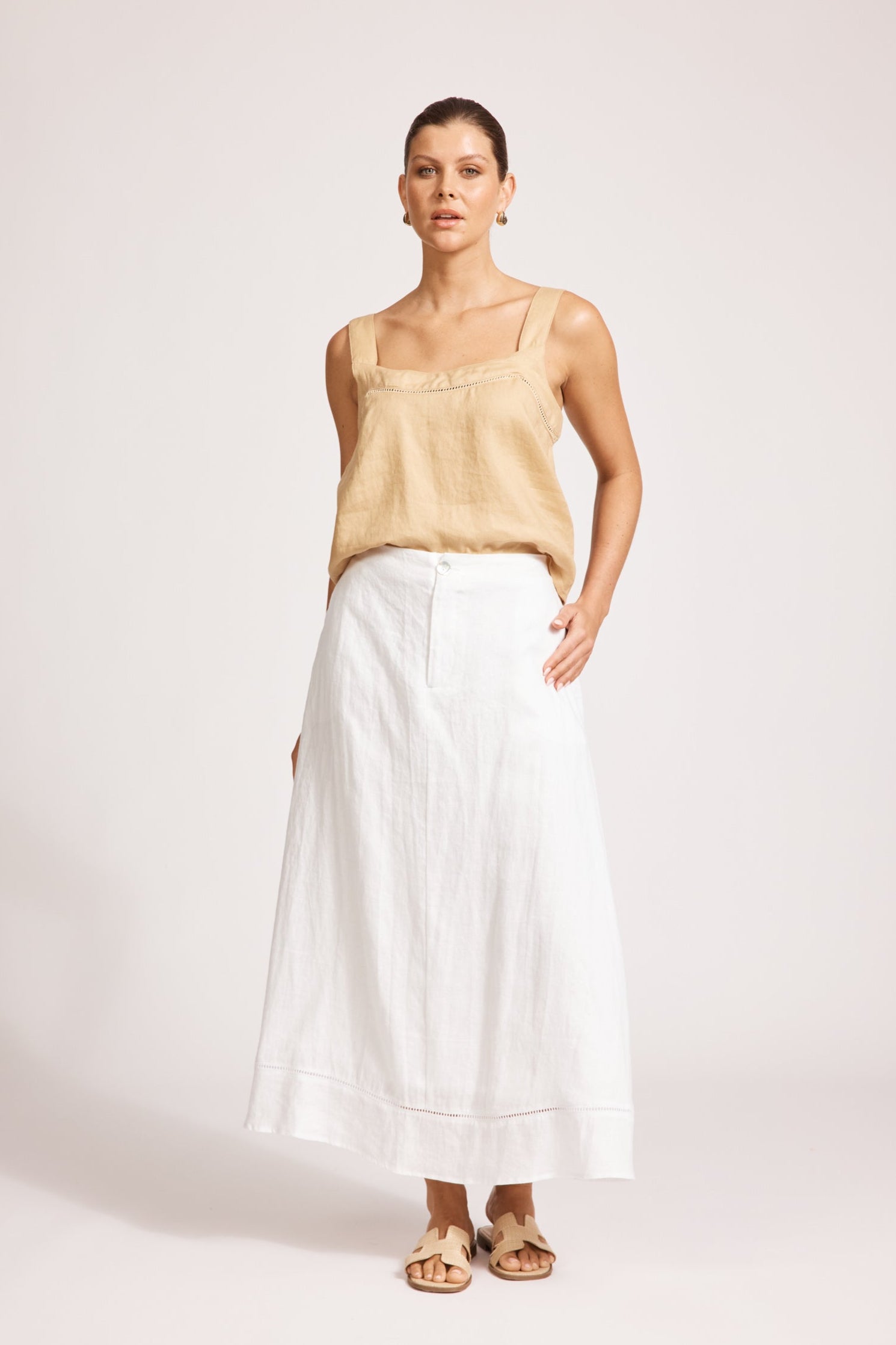 Miramar Maxi Skirt - White