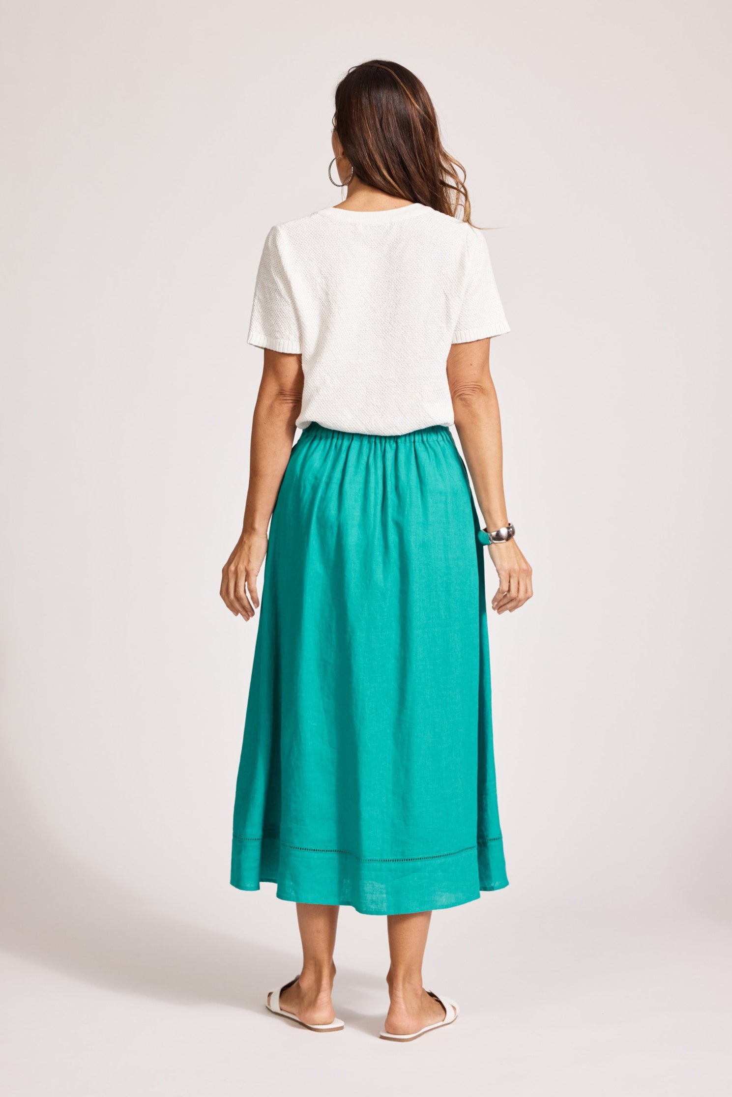 Miramar Maxi Skirt - Lagoon