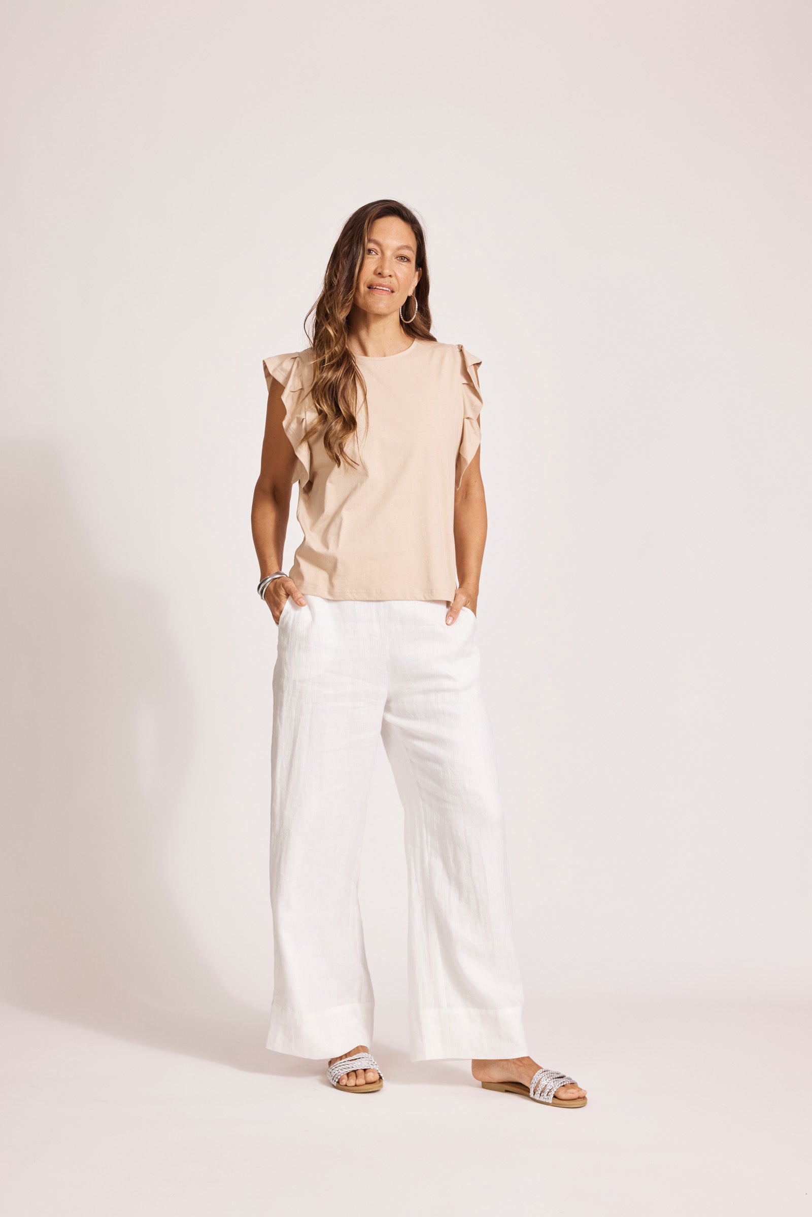 Francia Frill Tank - Stone
