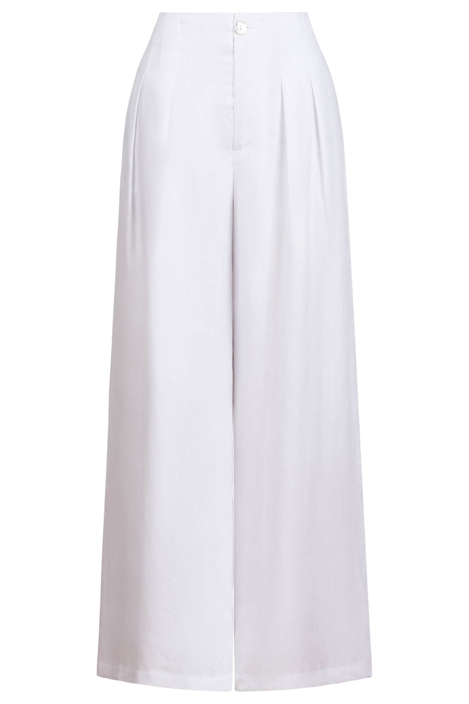 Miramar Palazzo Pant - White