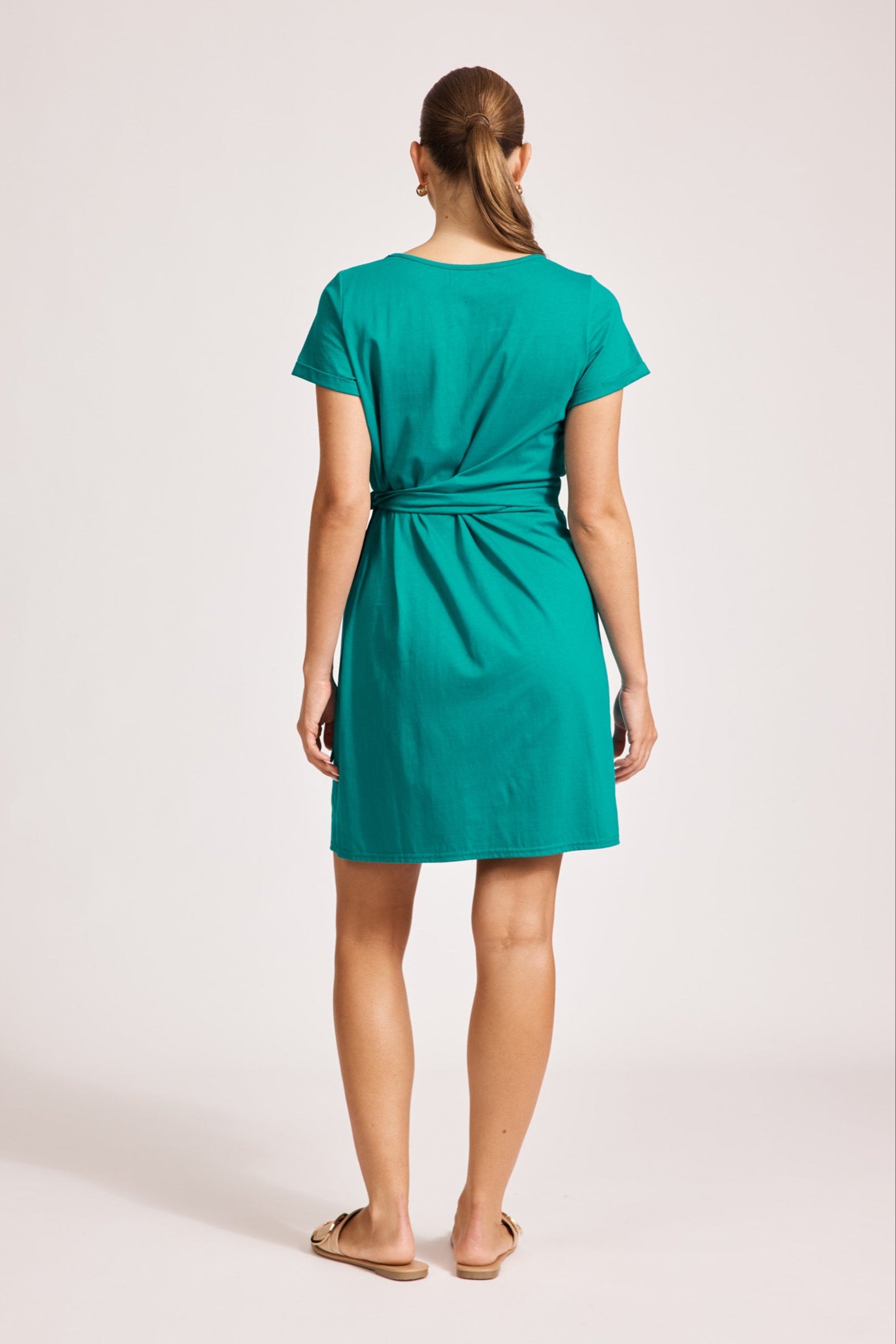 Francia Tie Dress - Lagoon